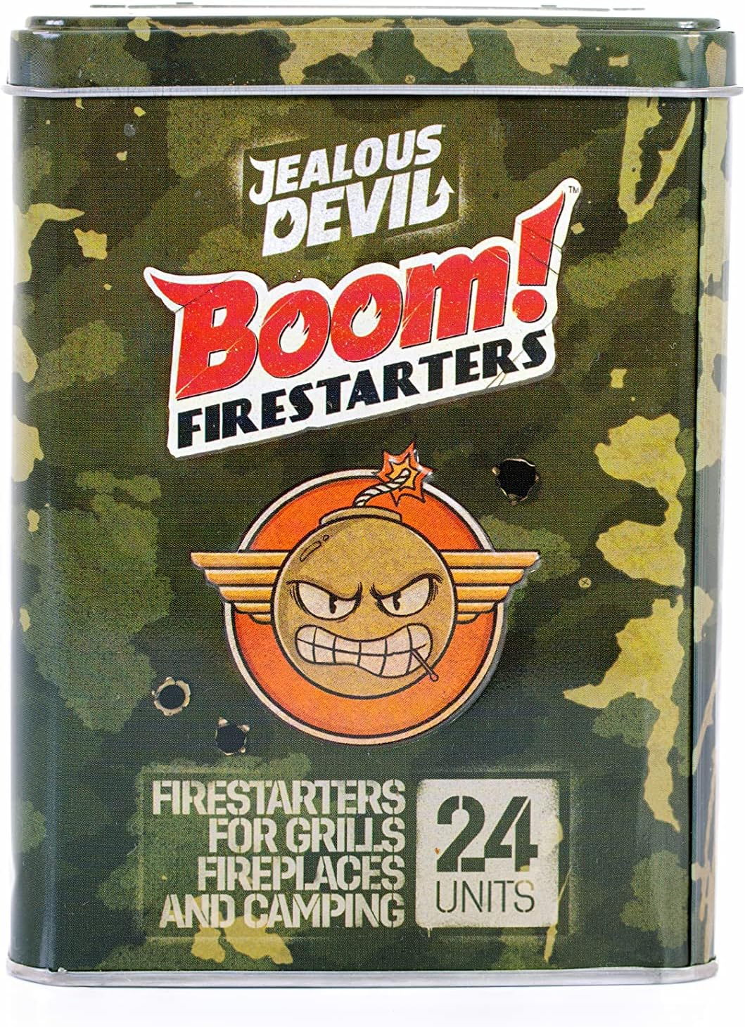 Jealous Devil Boom! Firestarters 24 Pack, 100% Natural Made from Coconut Fiber, No Smoke and Odorless, Waterproof, 20-Minute Long Burn for BBQ Lump Charcoal, Briquettes, Fireplace, Camping and More image number 5