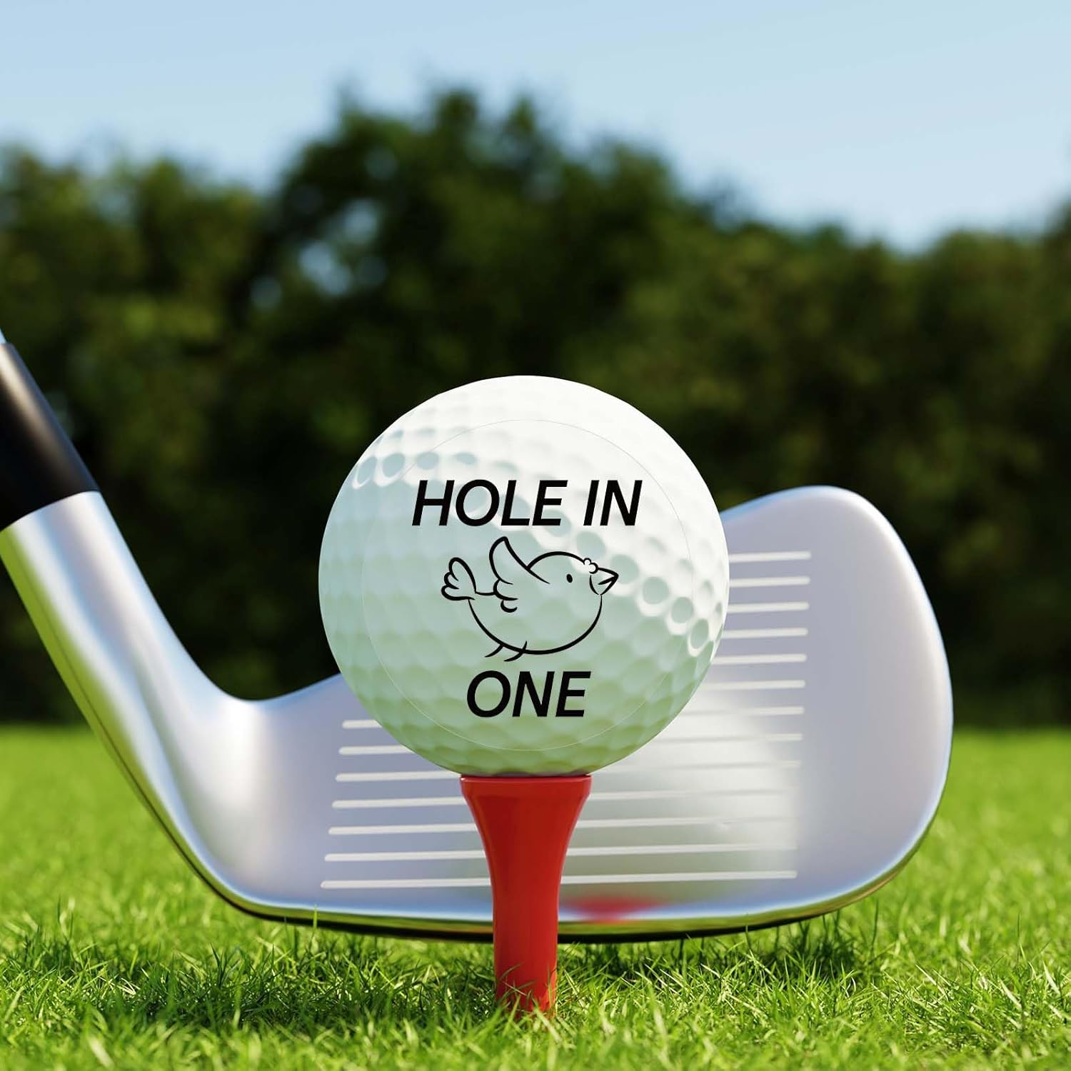 BOXOB 32Pcs Hole in One Golf Ball Stamper, Personalized Golf Ball Stamp Stickers Hole in One Markers for Personalized Marking image number 4