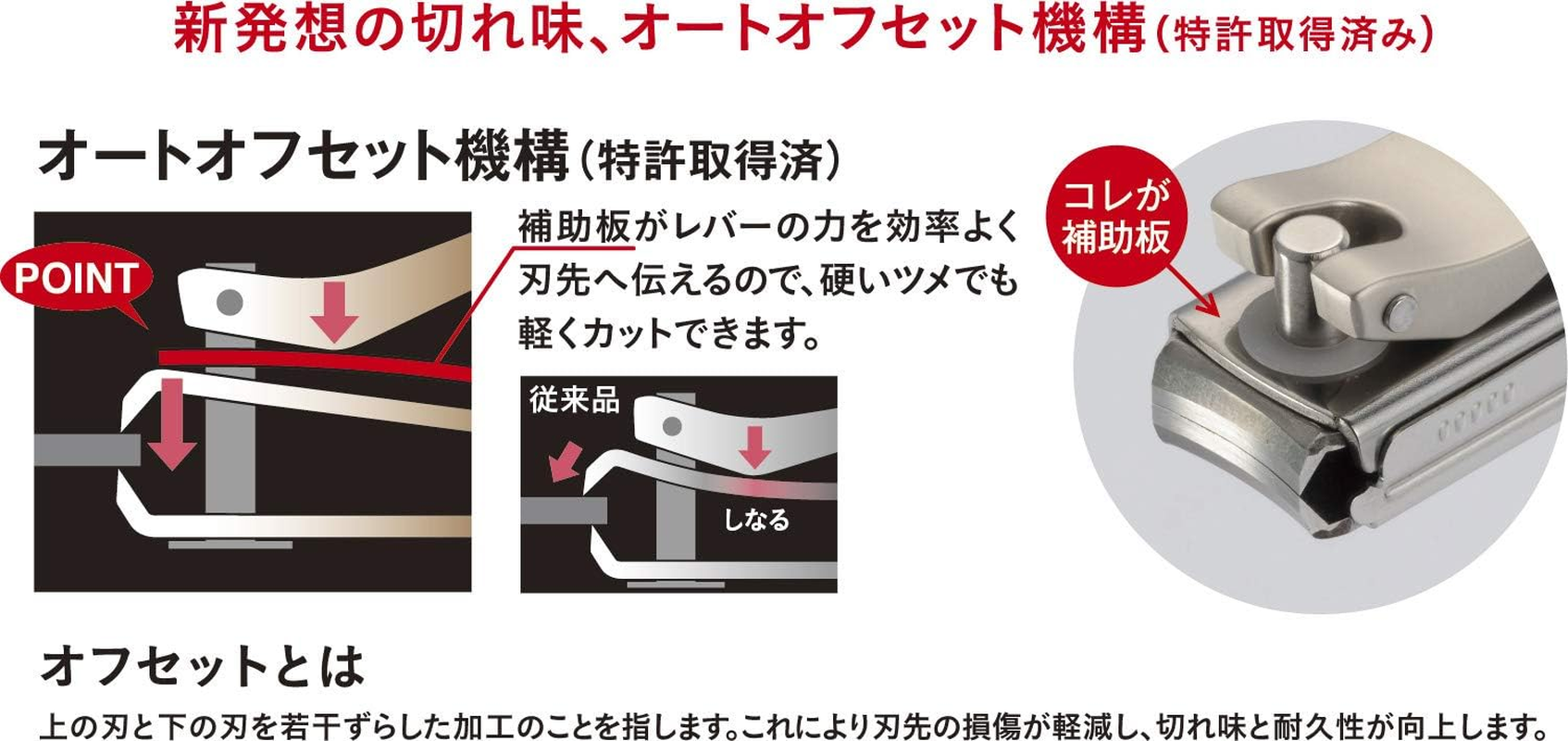 Feather Nail Clipper, Modern, Red, Stainless Steel, Zinc Alloy