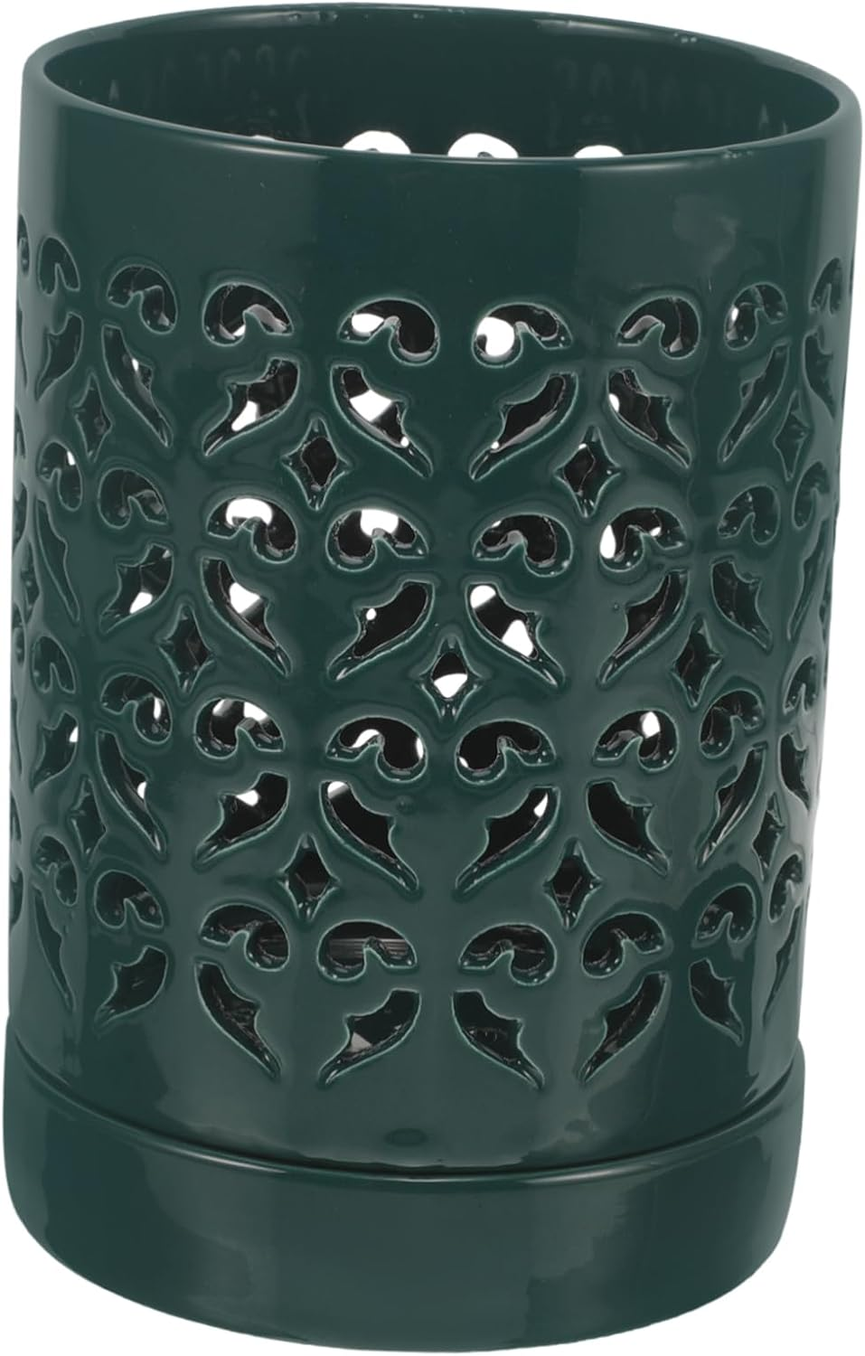 Ceramic Orchid Pot Drainage Holes, Indoor and Outdoor Decorative Flower Planter, White Slotted Orchid Planter Suitable for Potted Plants and Garden Use