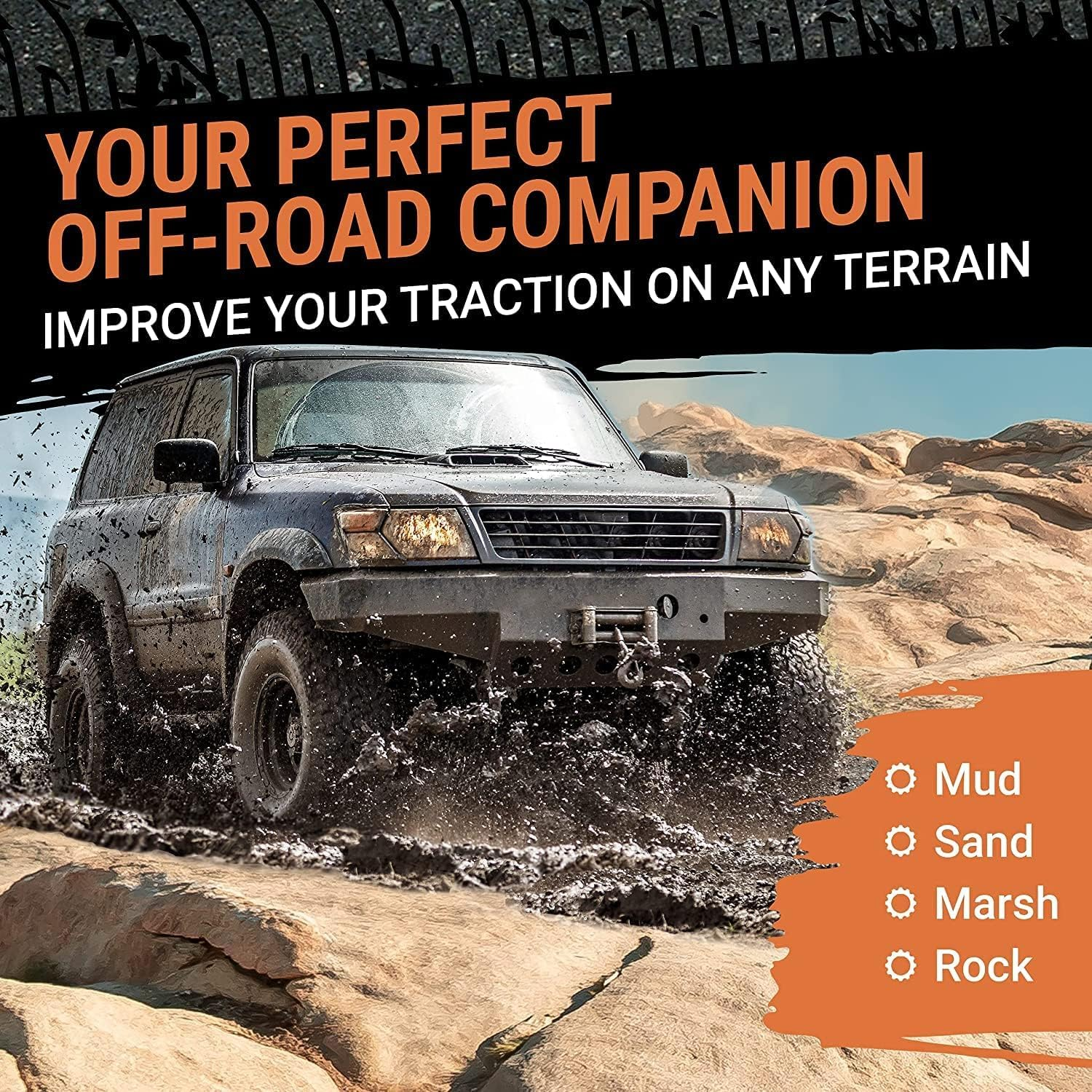 Tire Pressure Gauge (0-60 PSI) Heavy Duty, with Custom Foam Case, Chrome Caps & Valve Core Repair Tool, Rapid Air Pressure Gauge, Tire Deflators Offroad Accessories, 4X4 Tires image number 3