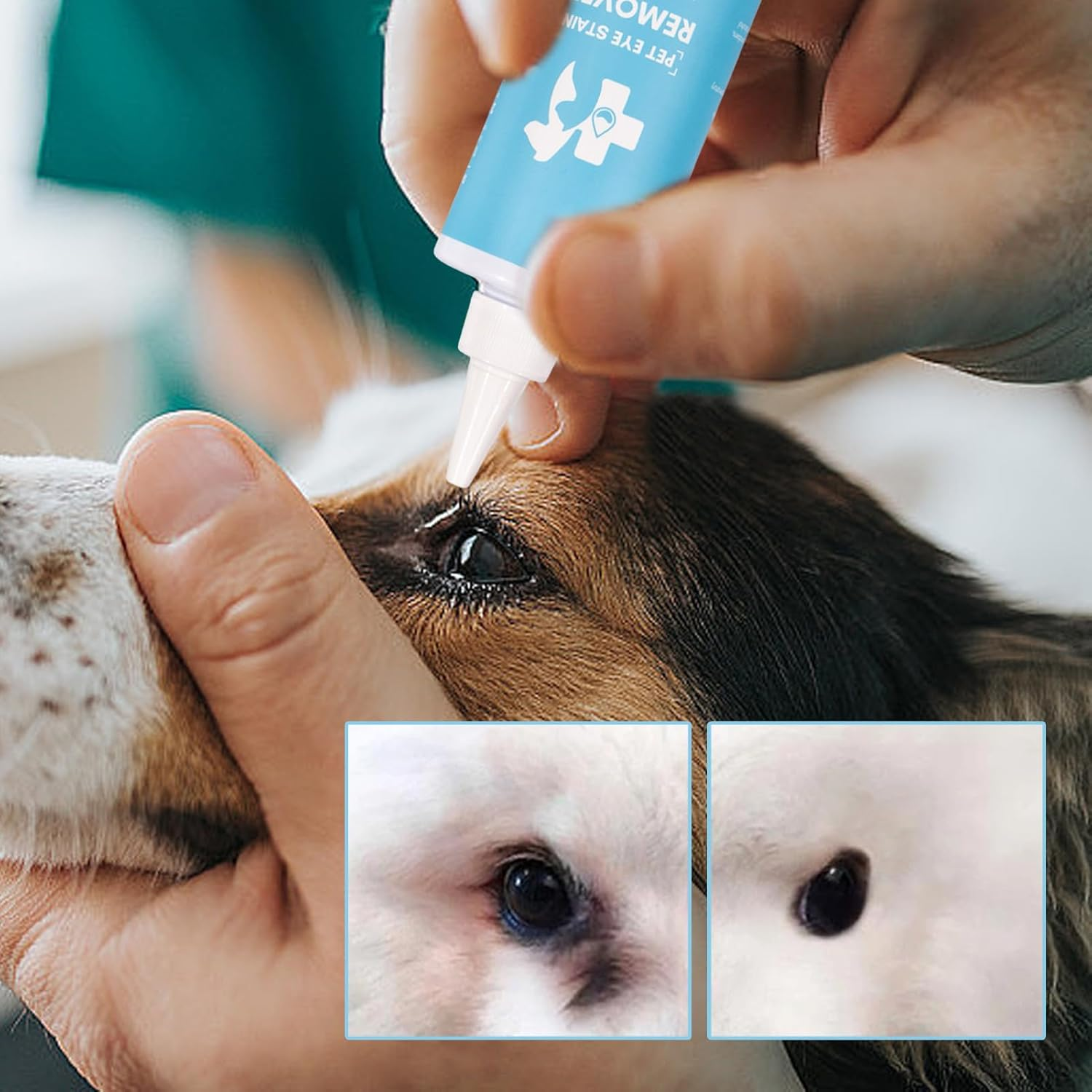 Tear Stain Remover for Dogs - Kitten Eye Face Cleaner - 8Oz Mild Soothing Eye Rinse Cleaner & Daily Tear Stain Remover Wash for Small Animals Hamil image number 2