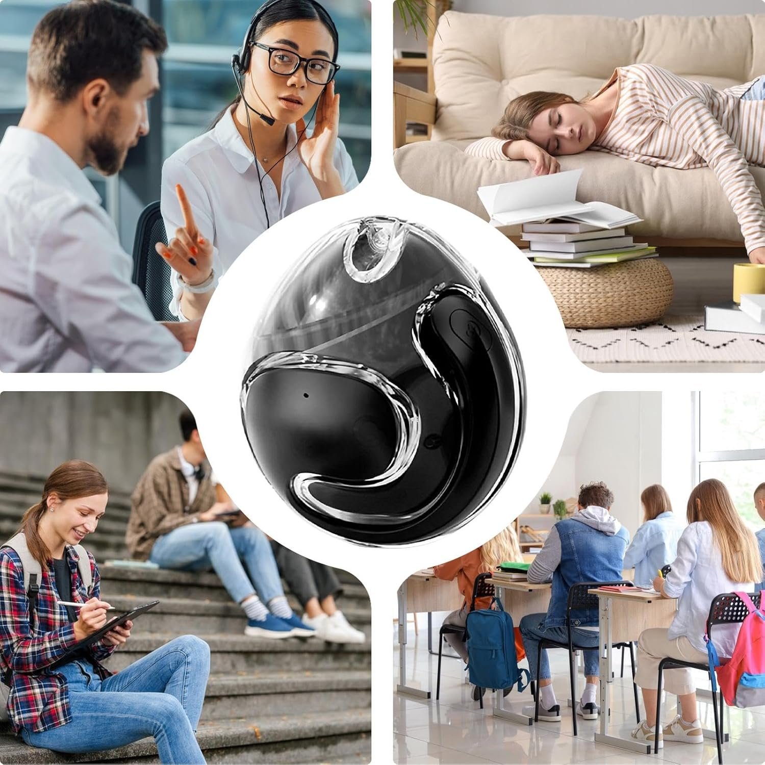 AI Translator Earbuds | Business Learning Earphones | Translation Earphones for Business, Real-Time Translation Device image number 1