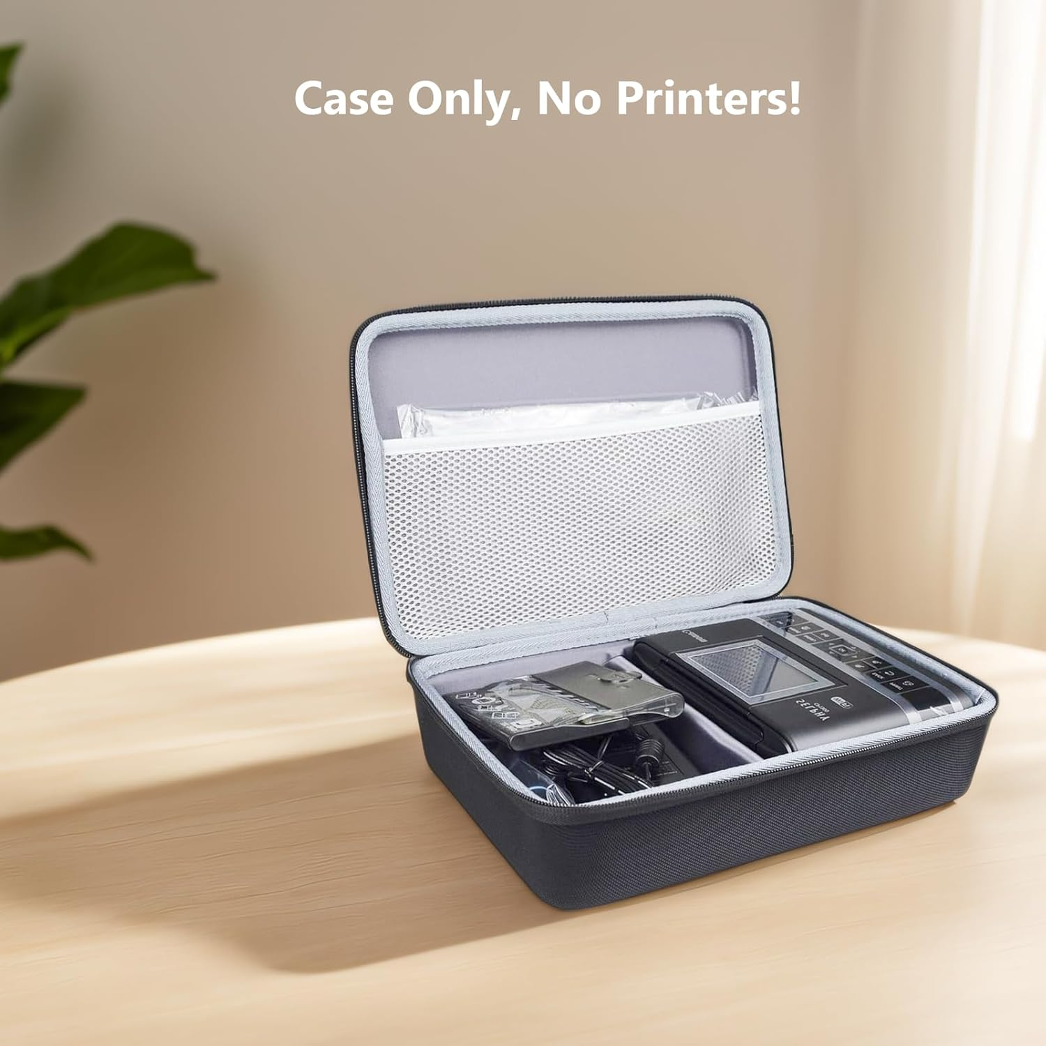 Hard Case for Selphy CP1500 CP1300 CP1200 Color Photo Printer, EVA Hard Shell Carrying Case, Protective Travel Case Storage Bag