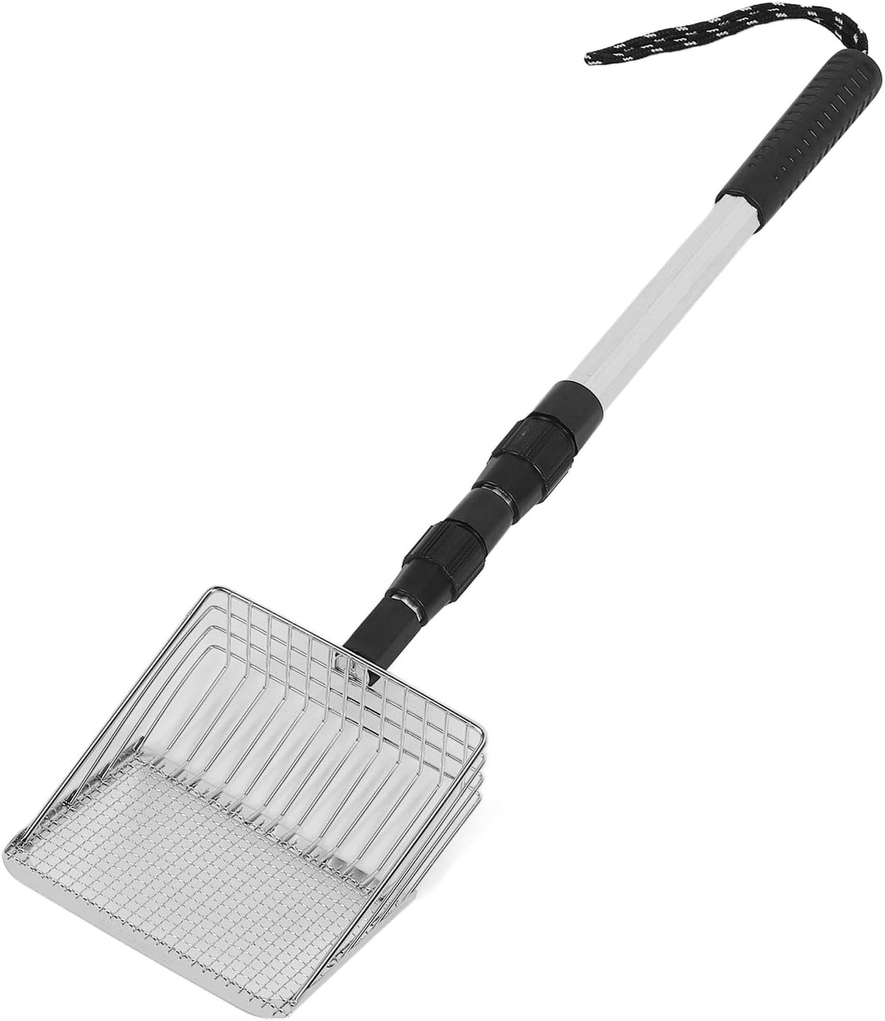 Eujgoov Metal Chicken Poop Scoop with Extendable, Stainless Steel Sieve Scoop for Convenient Cleaning image number 5