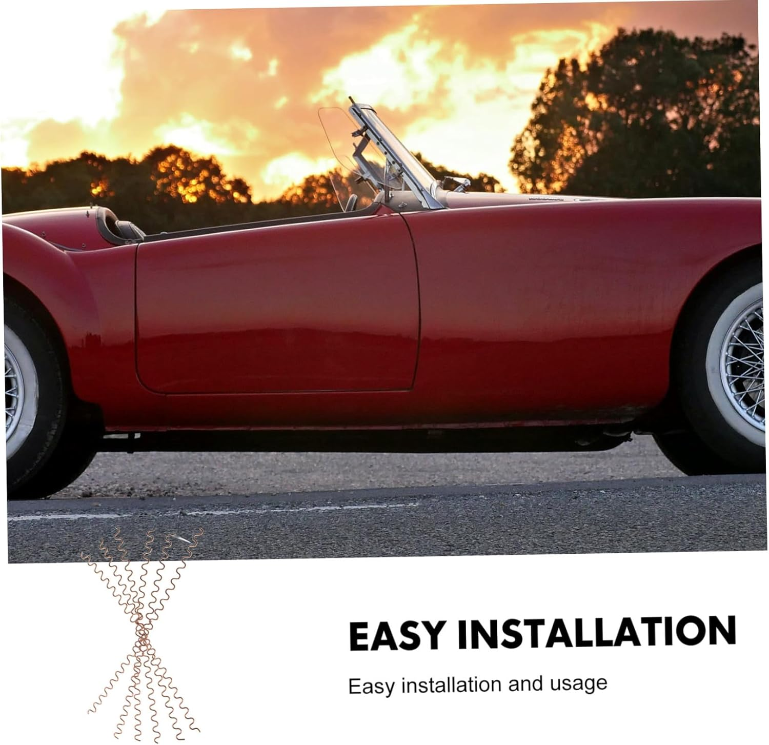 Beatifufu Car Denting Tool 100Pcs Wave Welding Wire Replacement for Vehicle Bumper Repair Dent Pulling Wire for Car Body Denting Accessory for Automotive Repair image number 5