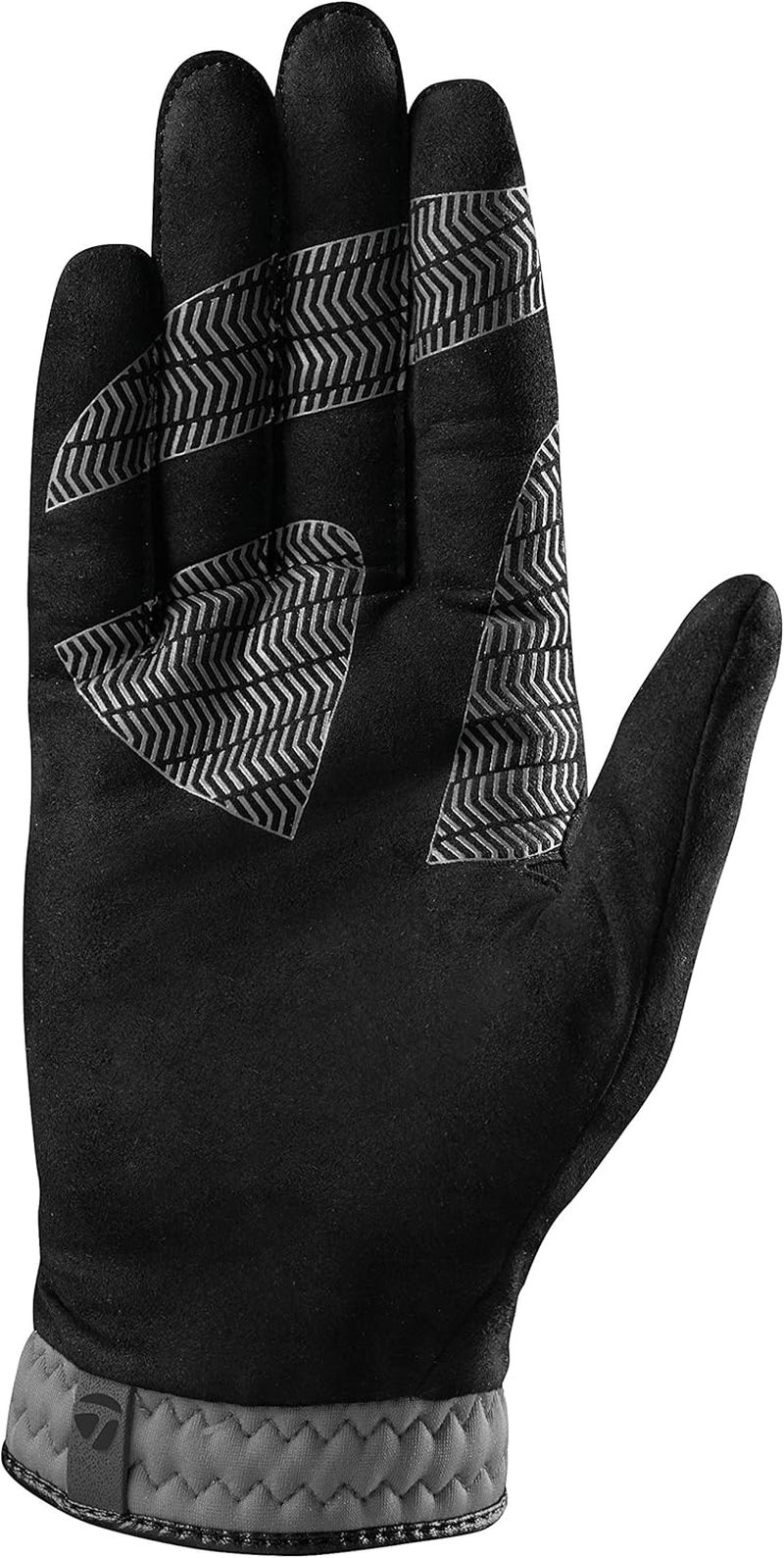 Taylormade Rain Control Cadet Glove (Black/Gray, Medium), Black/Gray(Medium, Pair) image number 4