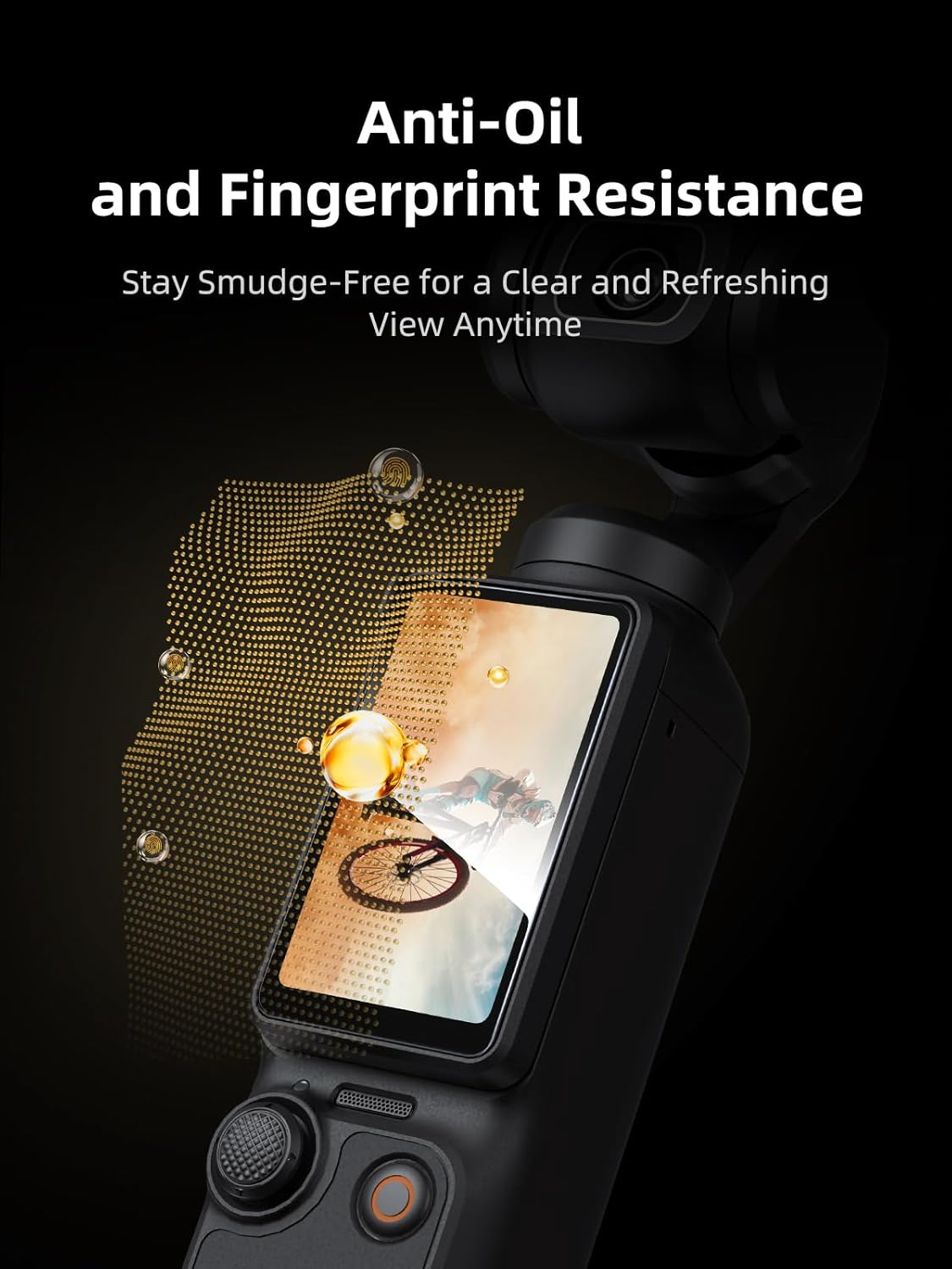 Llano DJI Osmo Pocket 3 Screen Protector, Osmo Pocket 3 Accessories, 9H Tempered Glass, Ultra-Clear, Anti-Scratch, High Touch Sensitivity, Easy Bubble-Free Installation with Alignment Kit &ndash; 2 Pack image number 2