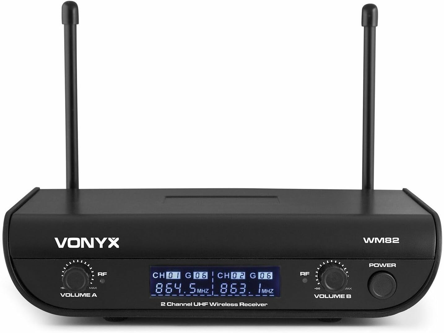 Vonyx WM82HH Dual Wireless Handheld Microphone System image number 3