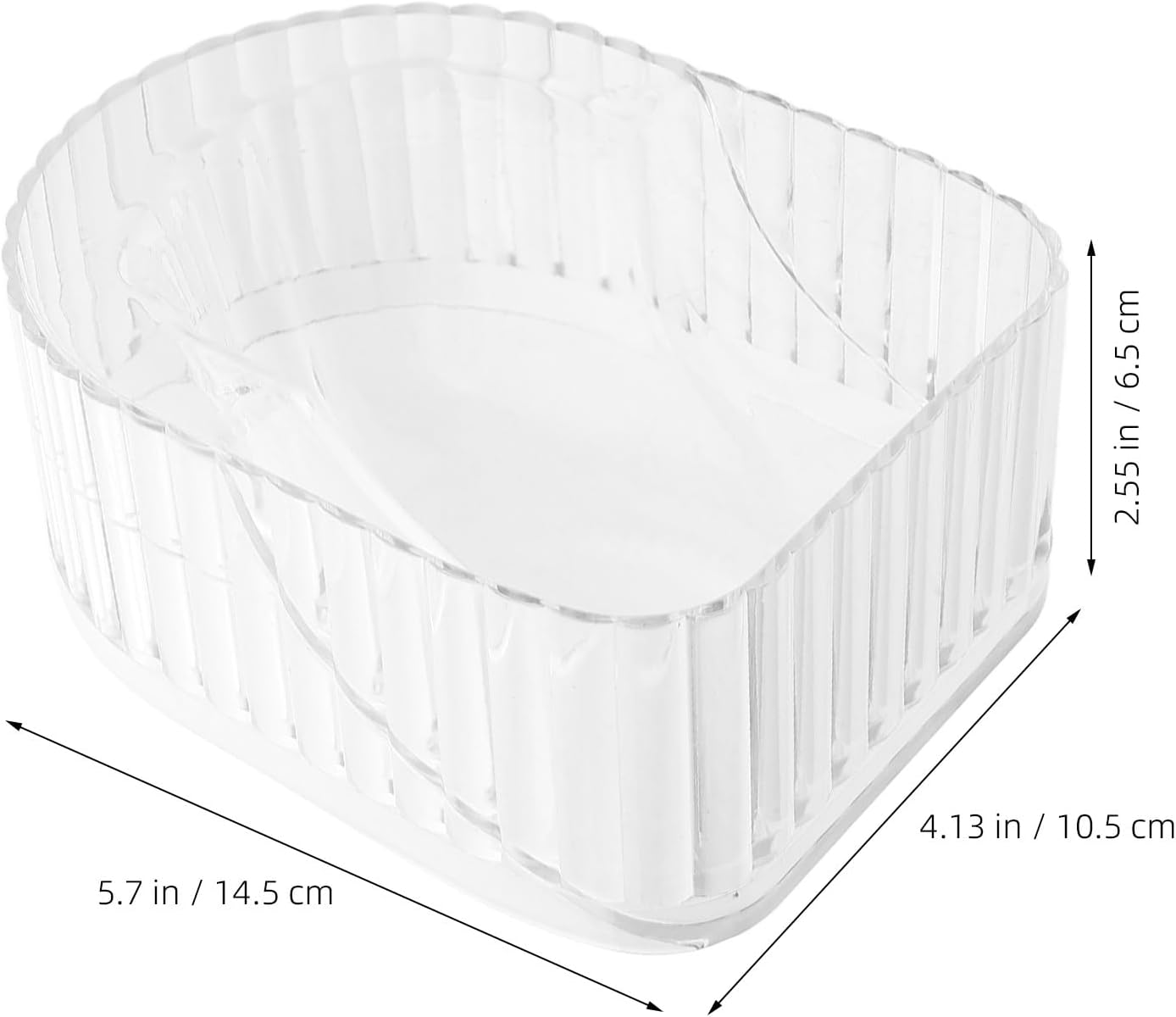 SOLUSTRE Hand Soaking Bowl for Manicure Nail Soaker Bowl Softens Cuticles Nail Care Tool and Salon Use