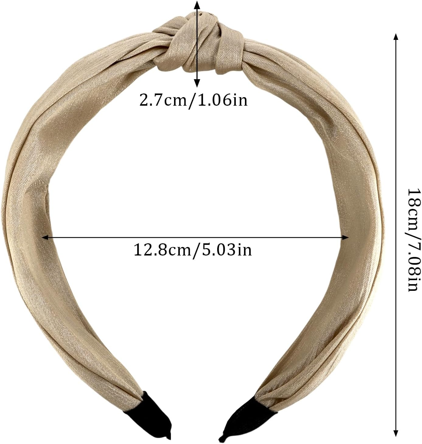 EXIPSAT Women'S Headband Set, Wide Headband & Hair Band, Colourful Hair Accessories with Wrap Look for Women, Pack of 5 image number 1