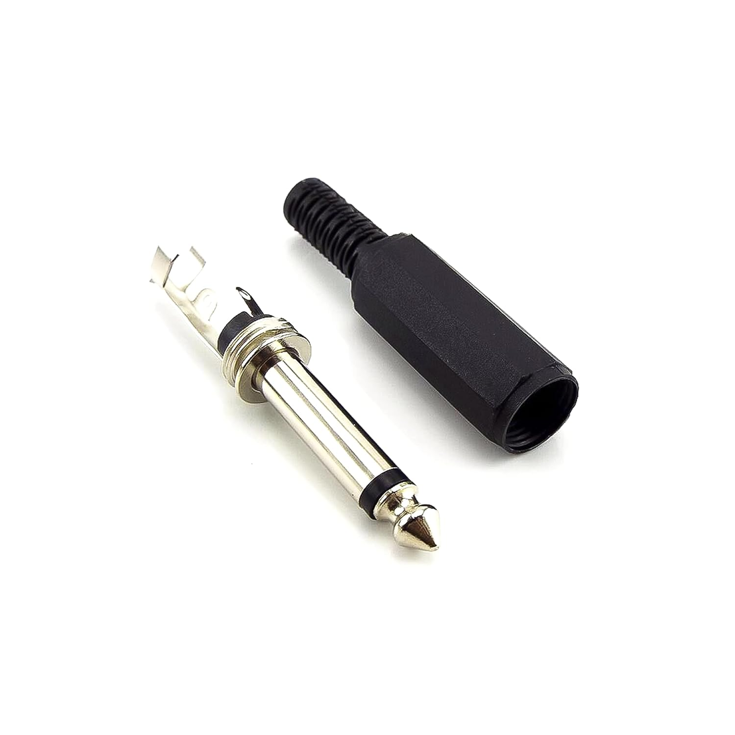 5 X 6.35Mm Large Jack Plug Mono Audio Soldering Game Speaker Studio Hi FI image number 1