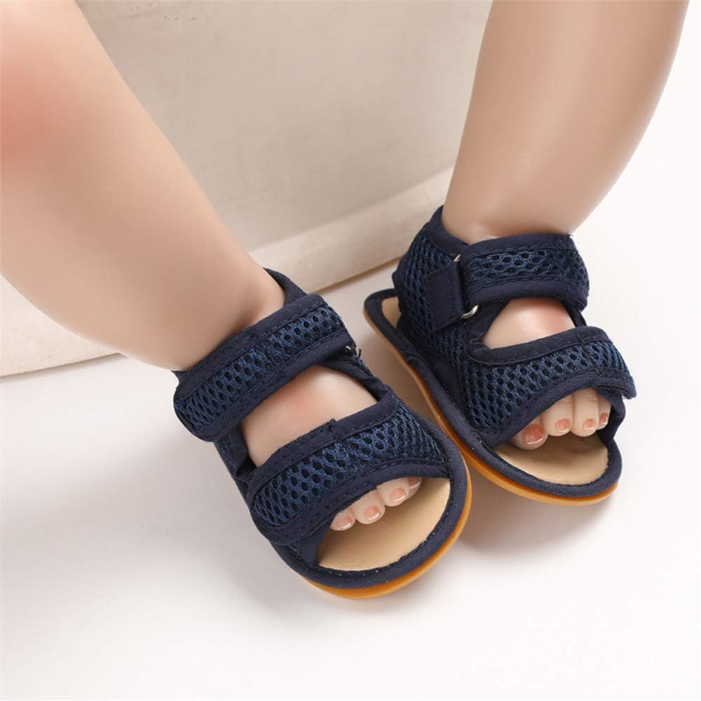 Lafegen Infant Baby Boys Girls Summer Sandals Anti-Slip Rubber Sole First Walkers Crib Shoes image number 3