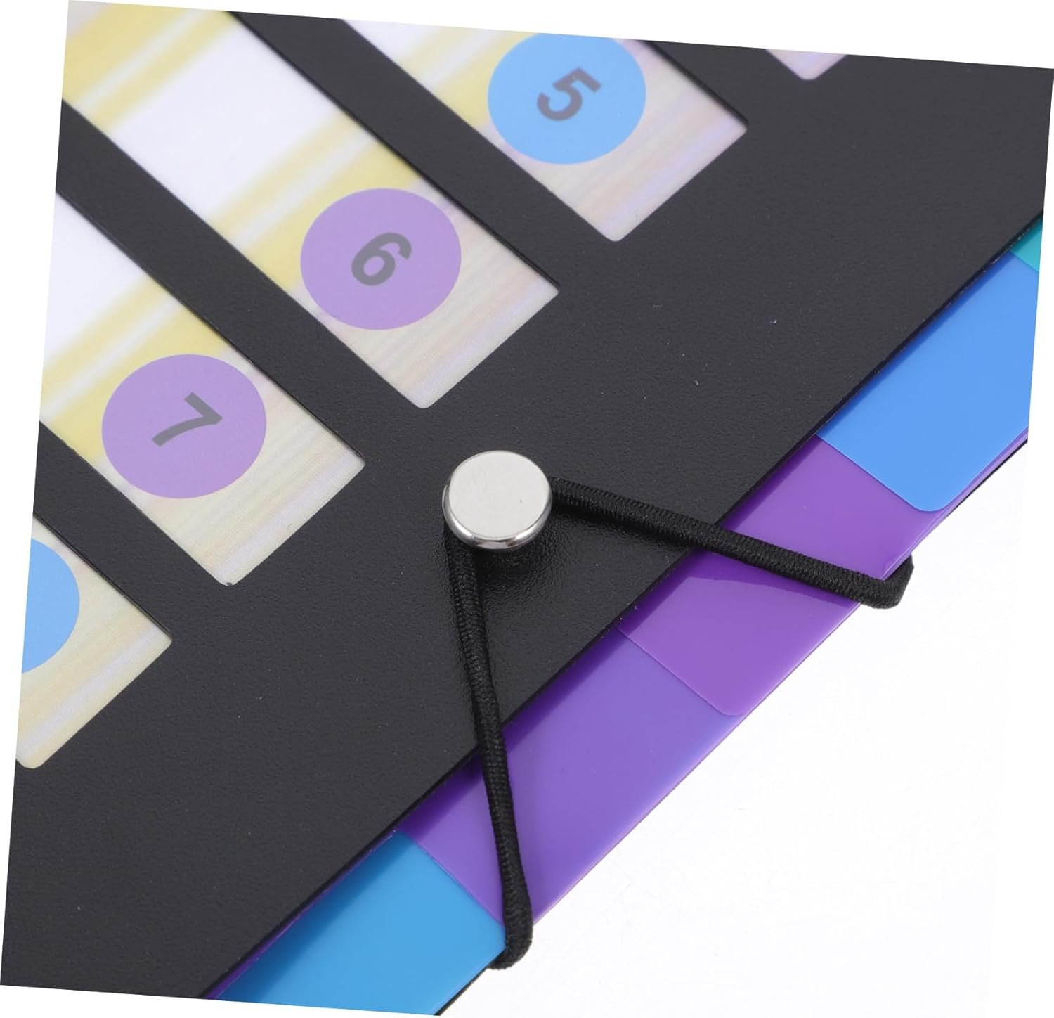 FIXOSHEE Portable Document Folder File Bag Expanding Pockets Stylish and Dignified for Teachers Students Engineers image number 1