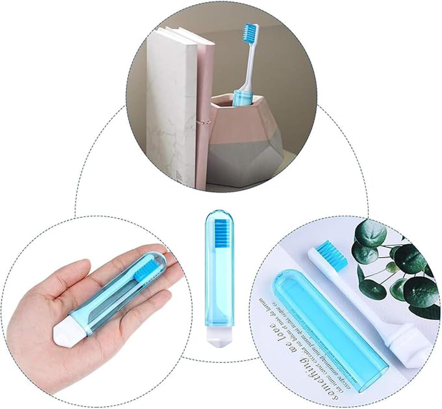Travel Toothbrush, 10Pcs Mini Toothbrush, Travel Minis Products, Toothbrush with Toothbrush Box Soft Bristle Mini Toothbrush Set image number 5