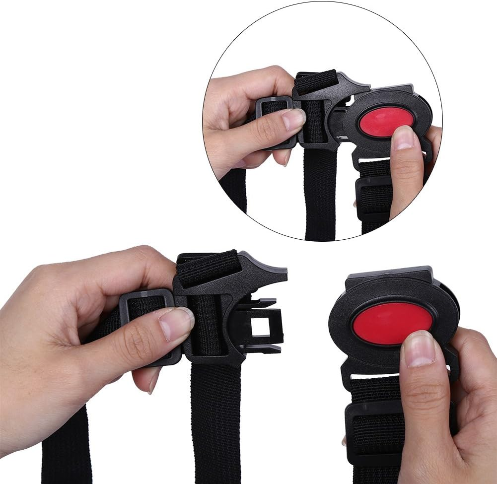 Adjustable Baby Seat Belt, 5 Point Harness Straps Universal Baby High Chair Straps Replacement Adjustable Children Stroller Safety Belt for Pushchair Pram Buggy Safe Protection