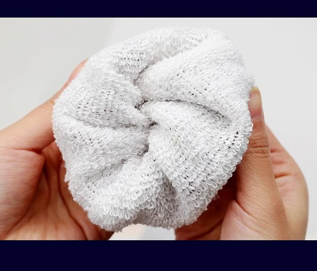 WBC WORLDBEAUTYCARE Moroccan Hammam Exfoliating Kessa Bath Body Scrub anti Tan Dead Skin Remover Magic Peeling Glove Mitt (Double Layered) Grey Color image number 4