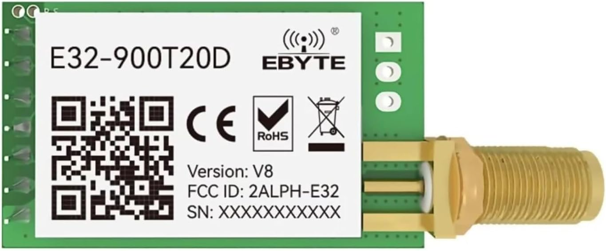 Futech SX1276 Lora Wireless 915Mhz UART Serial Module Lorawan Transceiver E32-900T20D with Antanna image number 3
