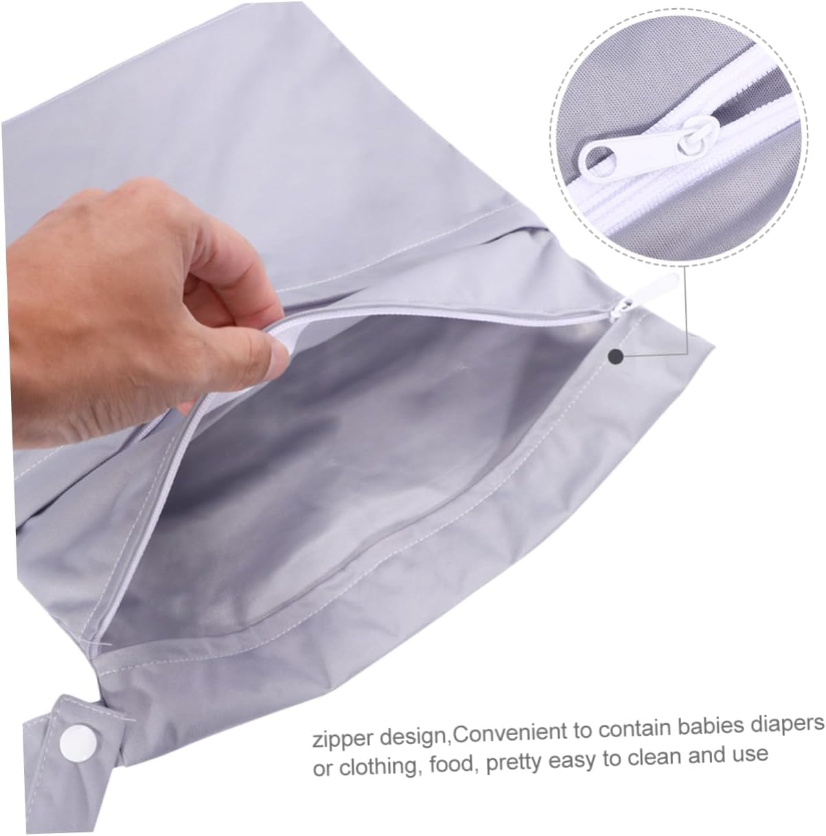 Newborn Diaper Bag Storage Organizer Compact Nappies Bag for Outdoor Travel image number 2