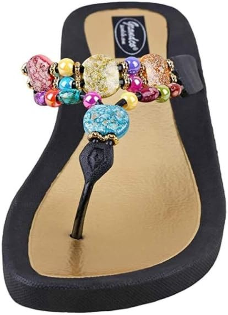 Grandco Women'S Marble Deluxe Thong Sandal image number 4