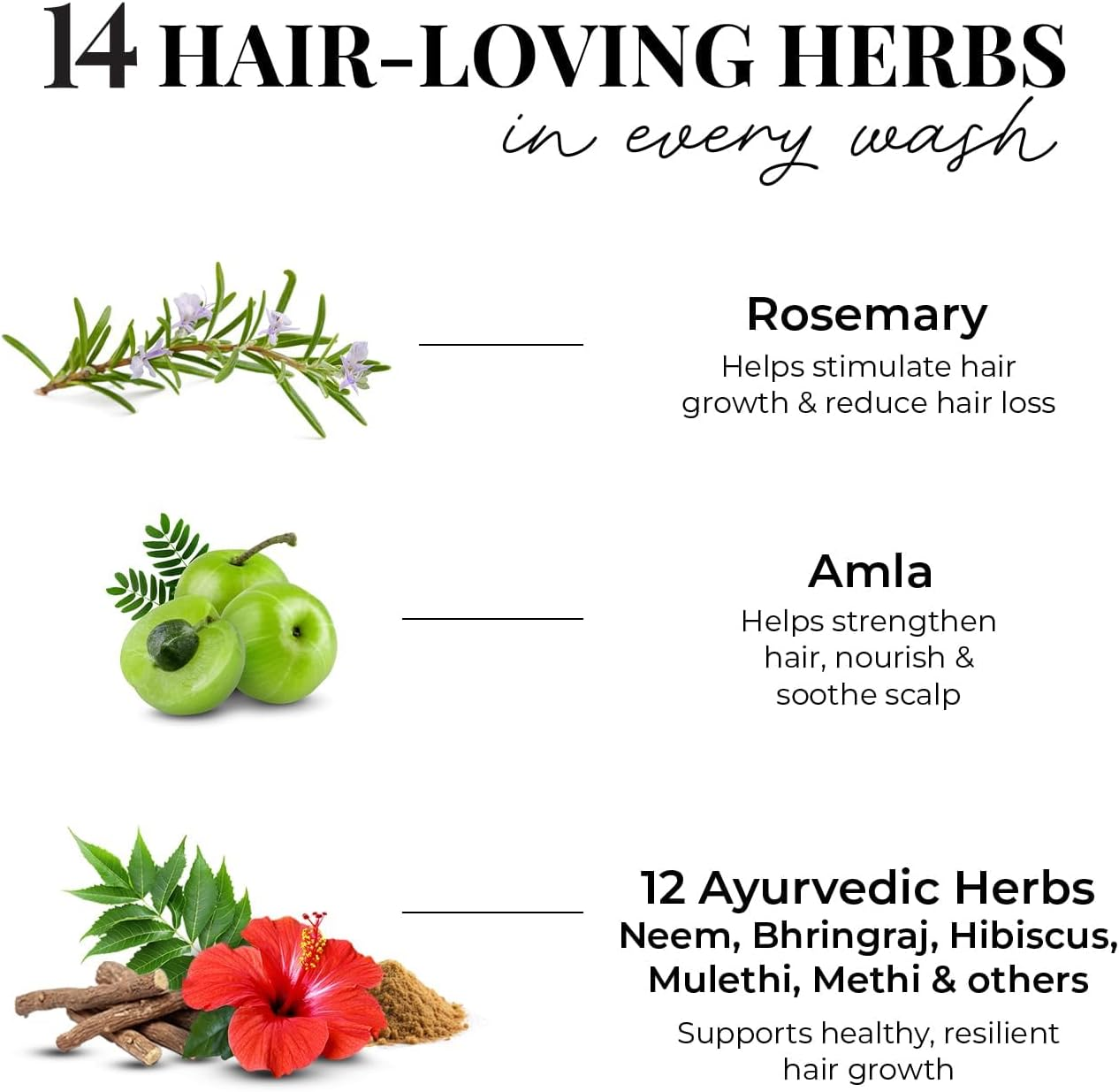 Just Herbs 8 in 1 Root Nourishing Amla Neem Shampoo, 200Ml