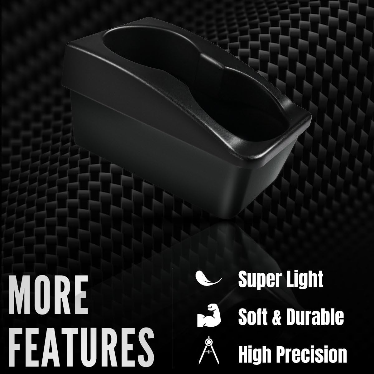 OICCTBF Center Console Cup Holder for Porsche Boxster 996 986 911 1997-04 for Porsche Carrera 1999-2004,Center Console Beverage Drink Insert for Most Standard Sized Cups image number 4