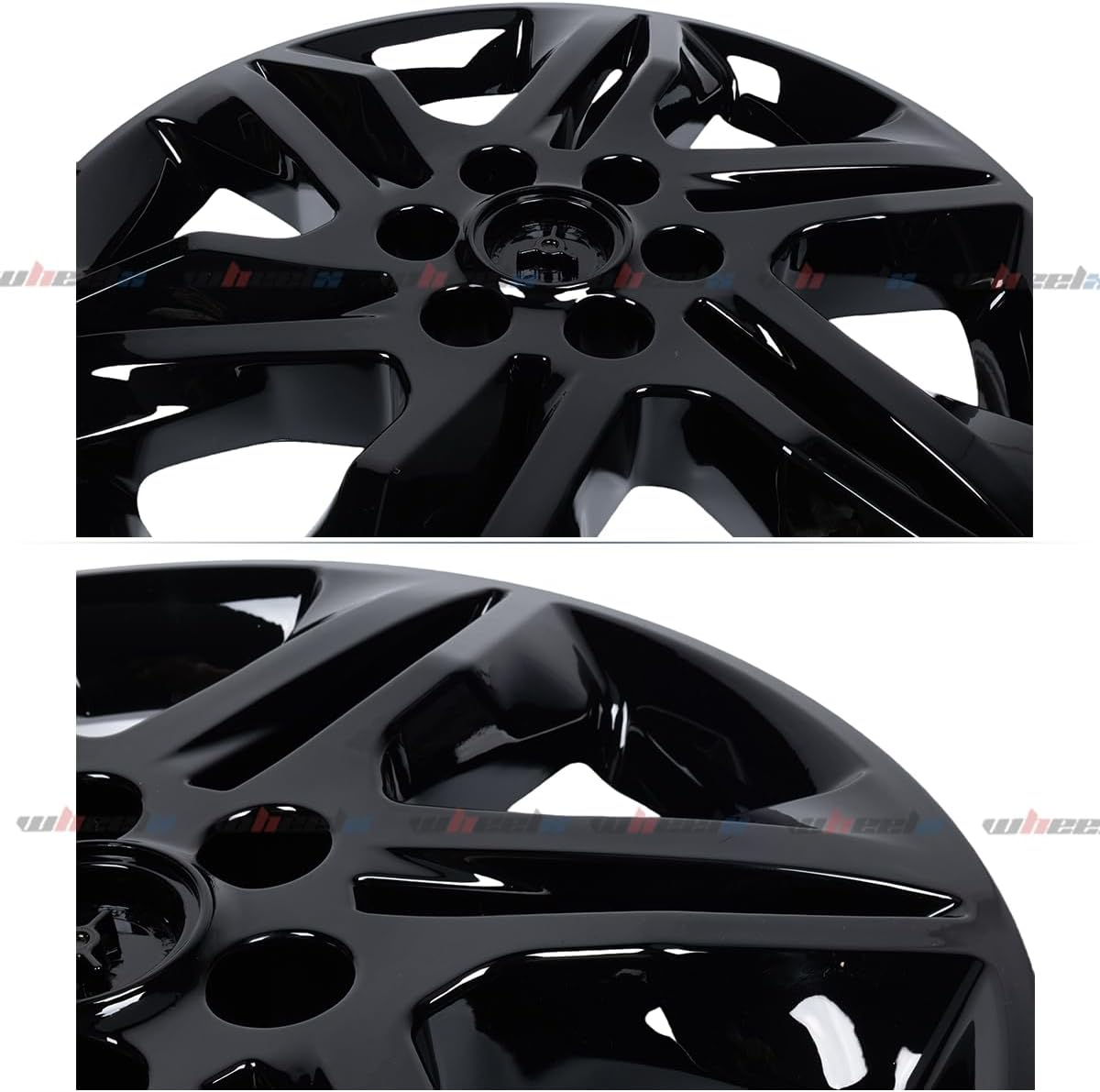 18" Inch Hubcap Wheel Skin Covers Compatible with 2019-2022 Chevy Blazer L & LT, Durable ABS Plastic Rim Covers (Set of 4), Fit for Standard Wheels - Snap on Tire Cover Replacement image number 3