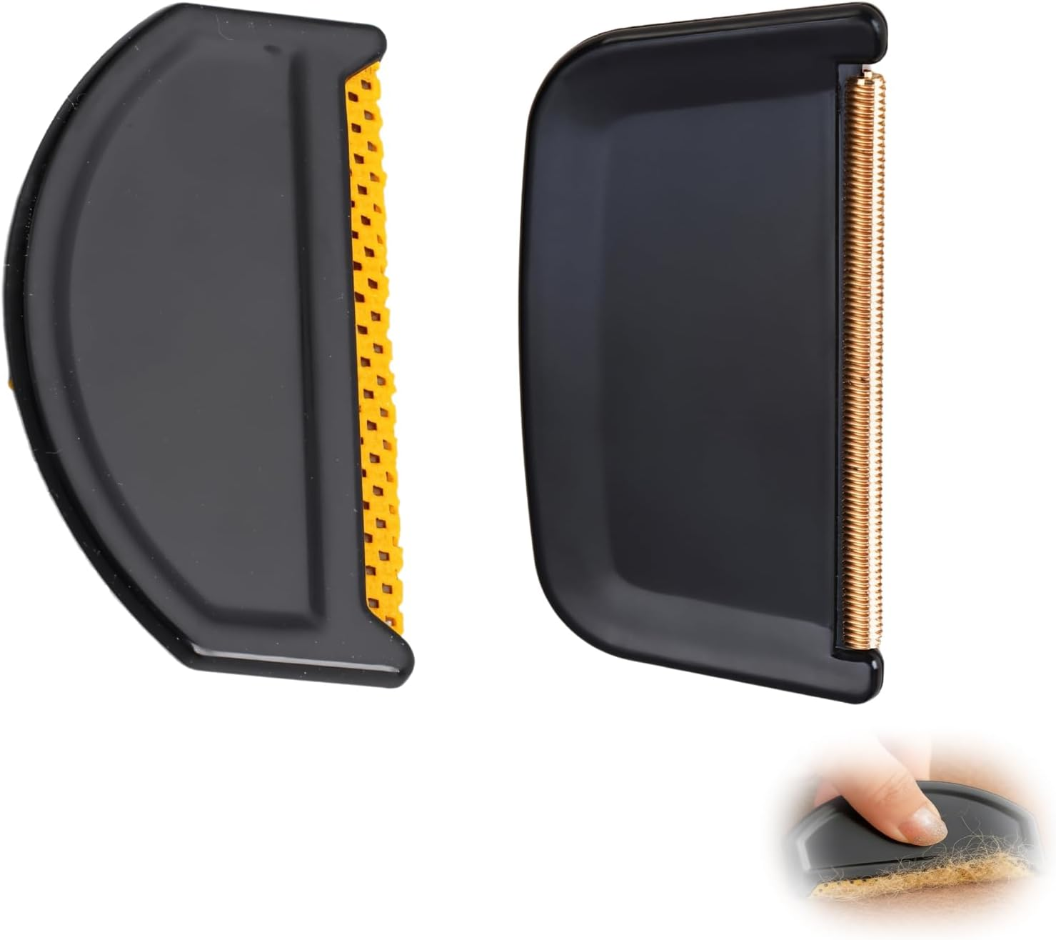 Cashmere and Wool De-Pilling Comb Set, Lint Remover for Sweaters, Scarves, and More, Effective Clothes Shaver for Quickly Removing Fuzz Balls and Lint from Multi-Fabric Garments, Compact and Portable image number 3