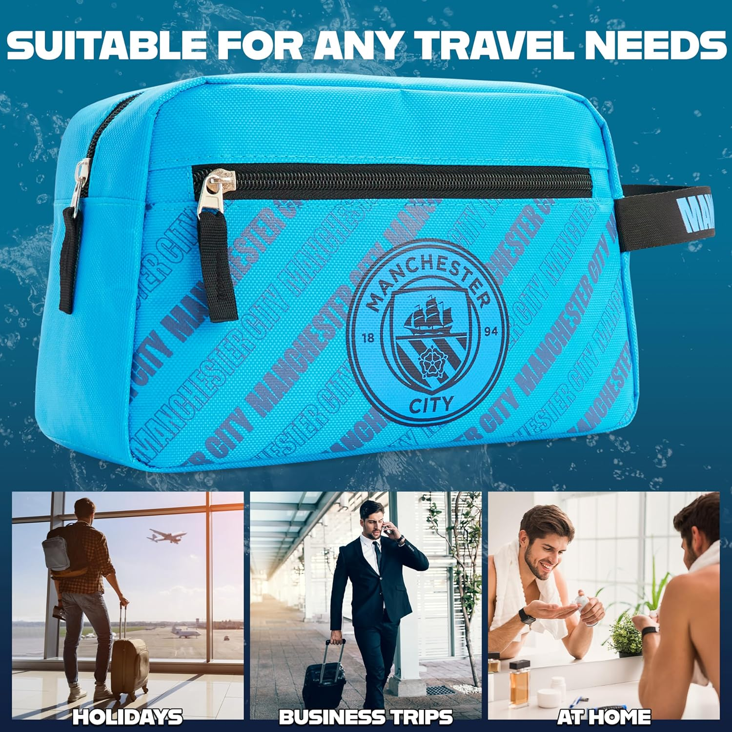Manchester City Wash Bag image number 3