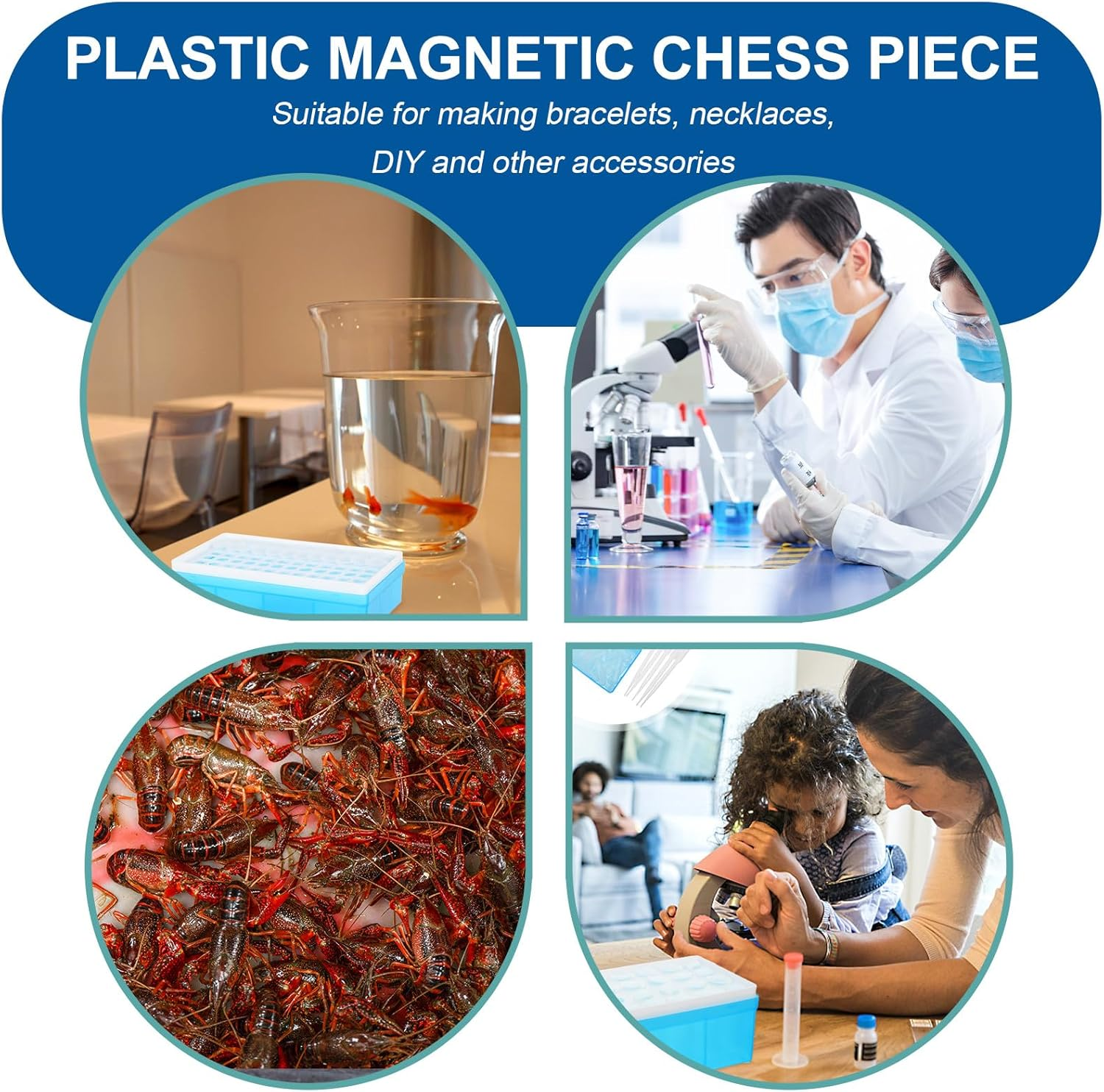 VALICLUD Brine Shrimp Hatchery Tube Storage Box Set with Droppers, Plastic Artemia Hatching Tool Kit for Fish Breeding and Aquarium Use, 2Pcs Collection Tubes for Aquatic Pets image number 2