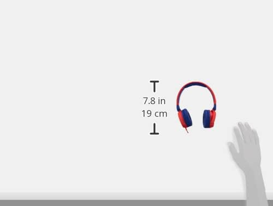 JBL 3.5 Mm Wired On-Ear Headphone for Kids, Red image number 5