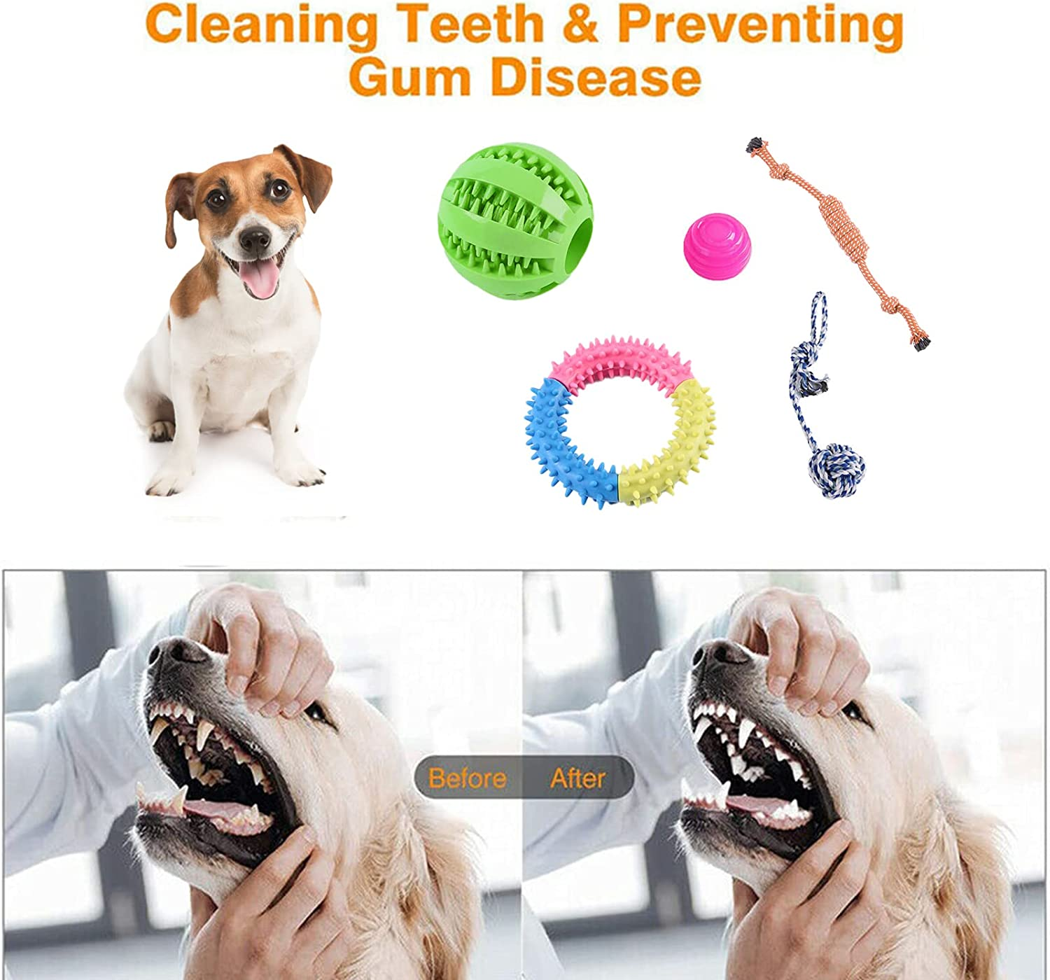 12 Pcs Dog Rope Toys Set, Durable Dog Rope Toys for Small Pets Dogs, Puppy Toys Set Dog Chew Toys for Interactive, Teething Training, Relieve Boredom and Stress for Small Medium Dogs image number 4