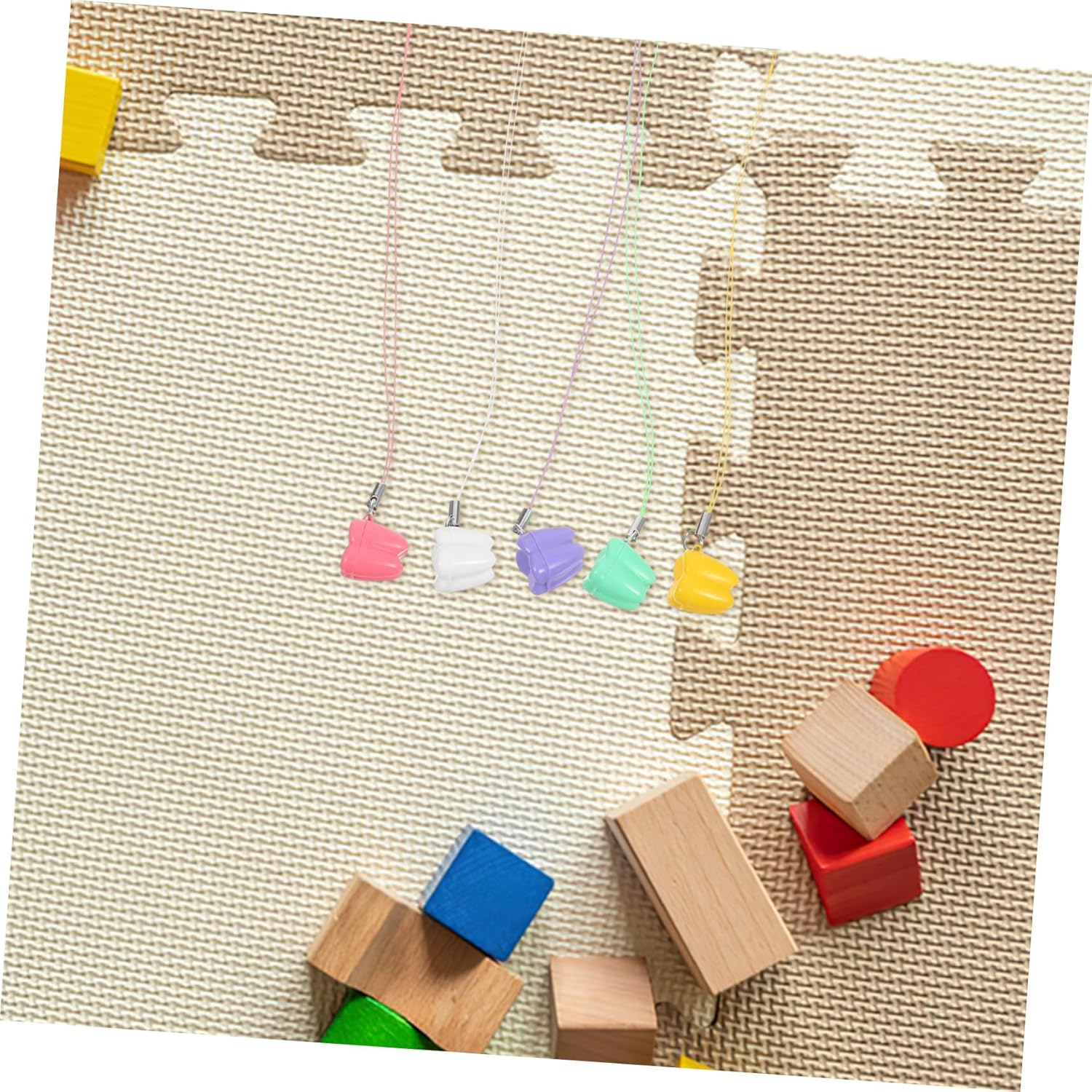 50Pcs Tooth Holders with Secure Lock Plastic Tooth Storage Boxes for Multi-Color for School Parties and Goodie Bag Fillers image number 5