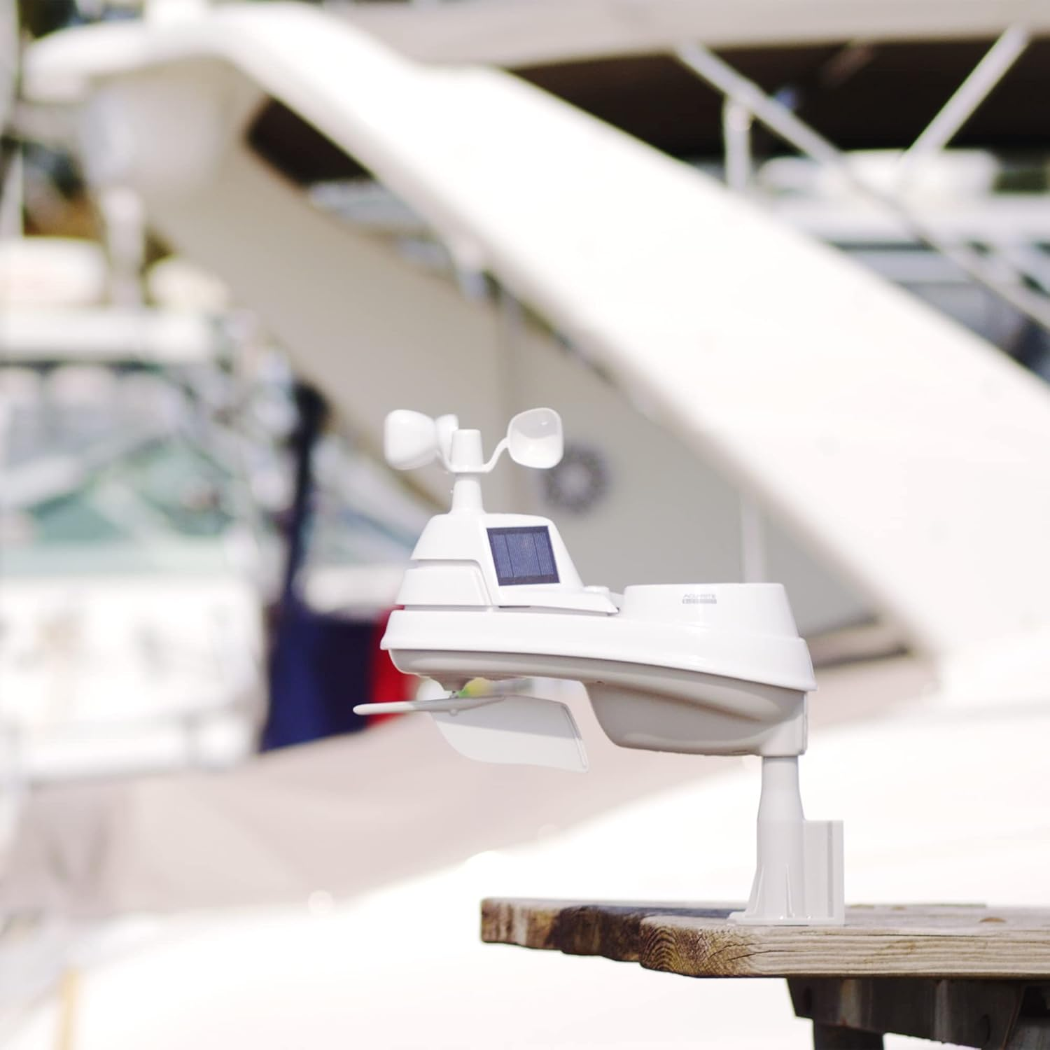 Acurite 06014 PRO+ 5-In-1 Weather Sensor with Rain Gauge, Wind Speed, Wind Direction, Temperature and Humidity White