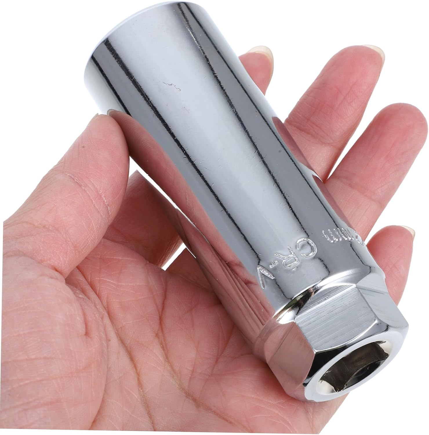 Hohopeti O2 Sensor Socket Removal Tool 1/2 Inch Large Opening 9Cm White Remover Socket Universal Automotive Repair Equipment Installation and Removal image number 3