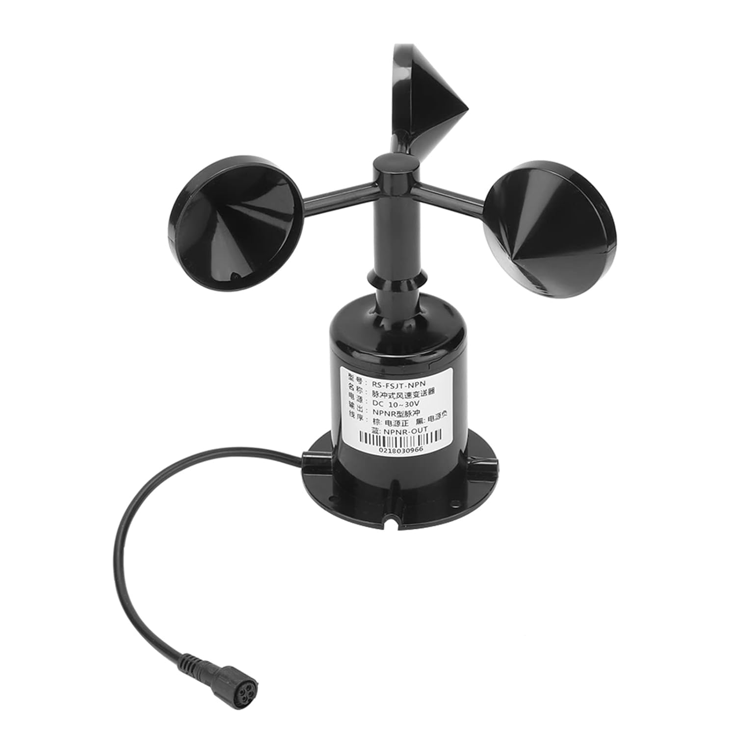 Haofy Digital Anemometer, Anemometer Pulse Wind Speed Sensor, Wind Speed Meter High Precision, Temp, Air Measurement image number 2