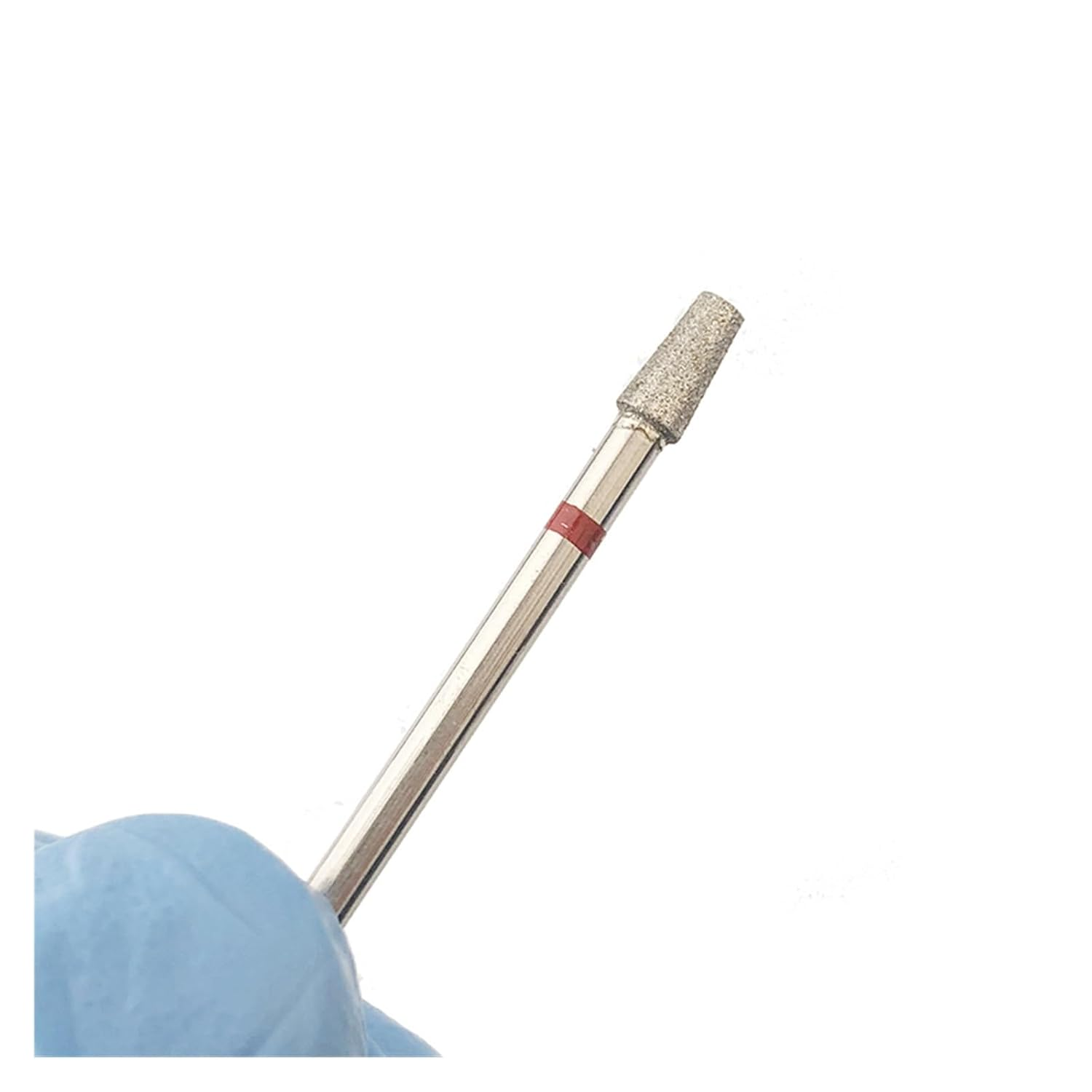 1PC Diamond Nail Drill Bits Short Umbrella Milling Bit Cuticle Bur for Manicure Pedicure Sanding - Blue image number 4