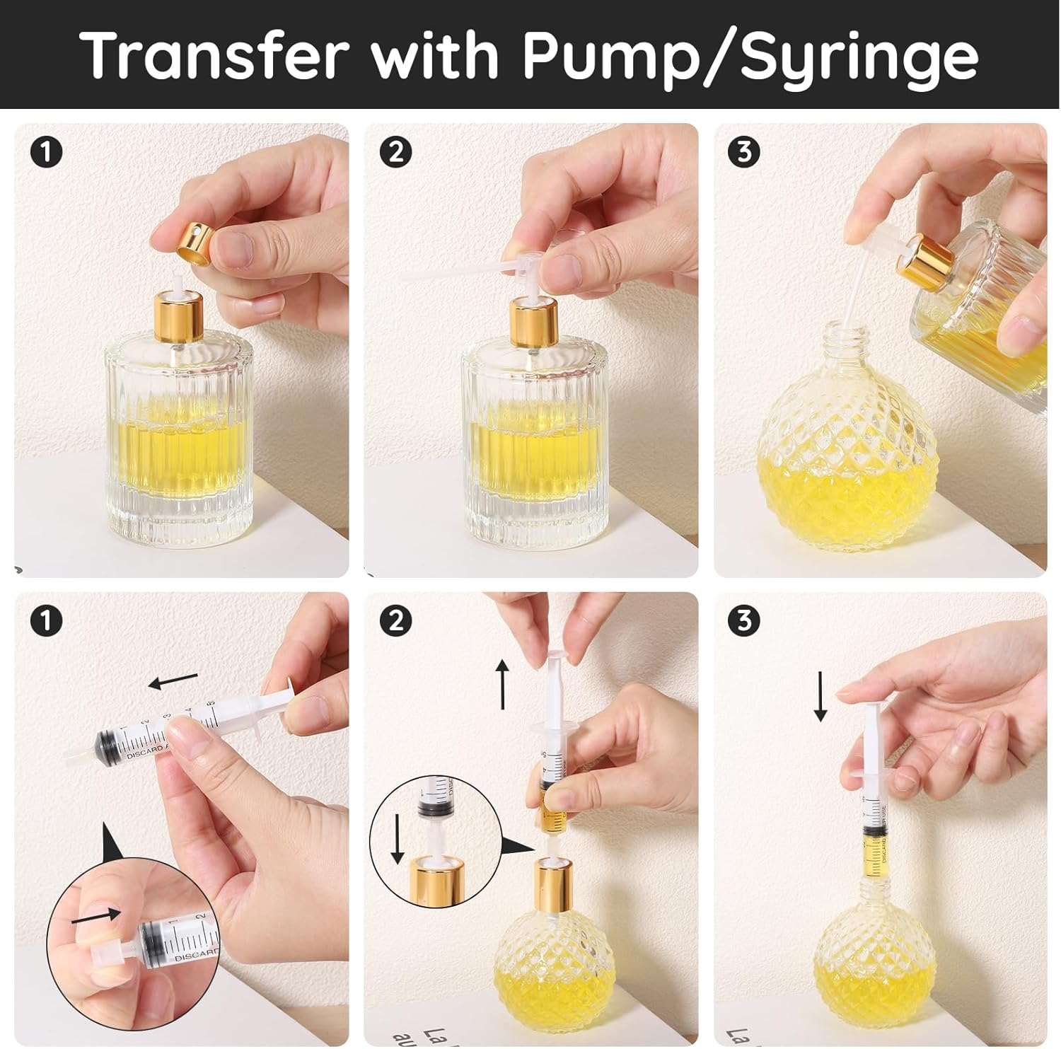 Segbeauty 5Ml Perfume Refill Tool Kit, 8Pcs Plastic Clear Perfume Dispenser Transfer Tool Set, Perfume Funnel Cosmetic Dispenser Pump Transfer Tool for Travel Refillable Perfume Atomizer Refill Tool image number 5