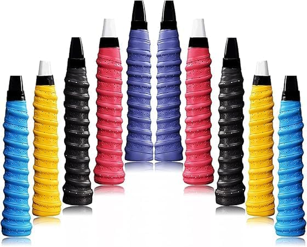 Fabselection 5 X Anti-Slip Tennis Badminton Squash Racquet over Grip Tape Overgrip Sweatband