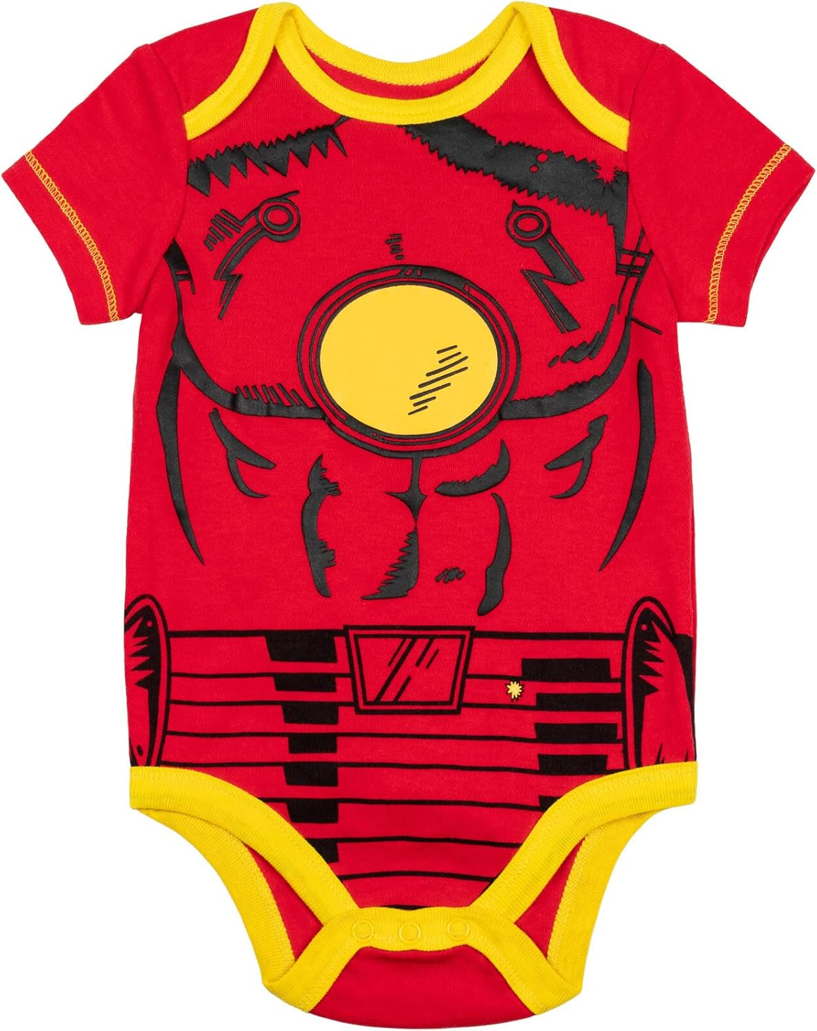 Marvel Baby Boys 5 Pack Bodysuits - the Hulk, Spiderman, Iron Man, and Captain America Newborn to Infant