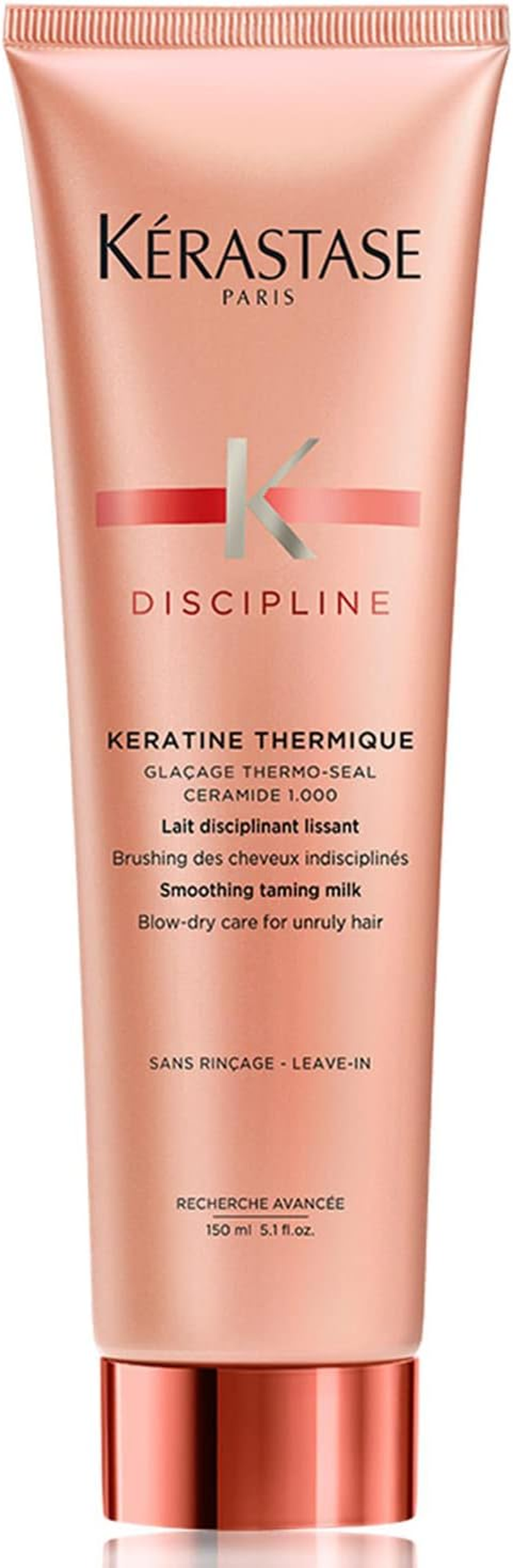 K&eacute;rastase, Discipline | Blow-Dry Protecting Milk, for Thick & Fragile Hair, with Unique Morpho-K&eacute;ratine, Keratin Thermique, 150Ml