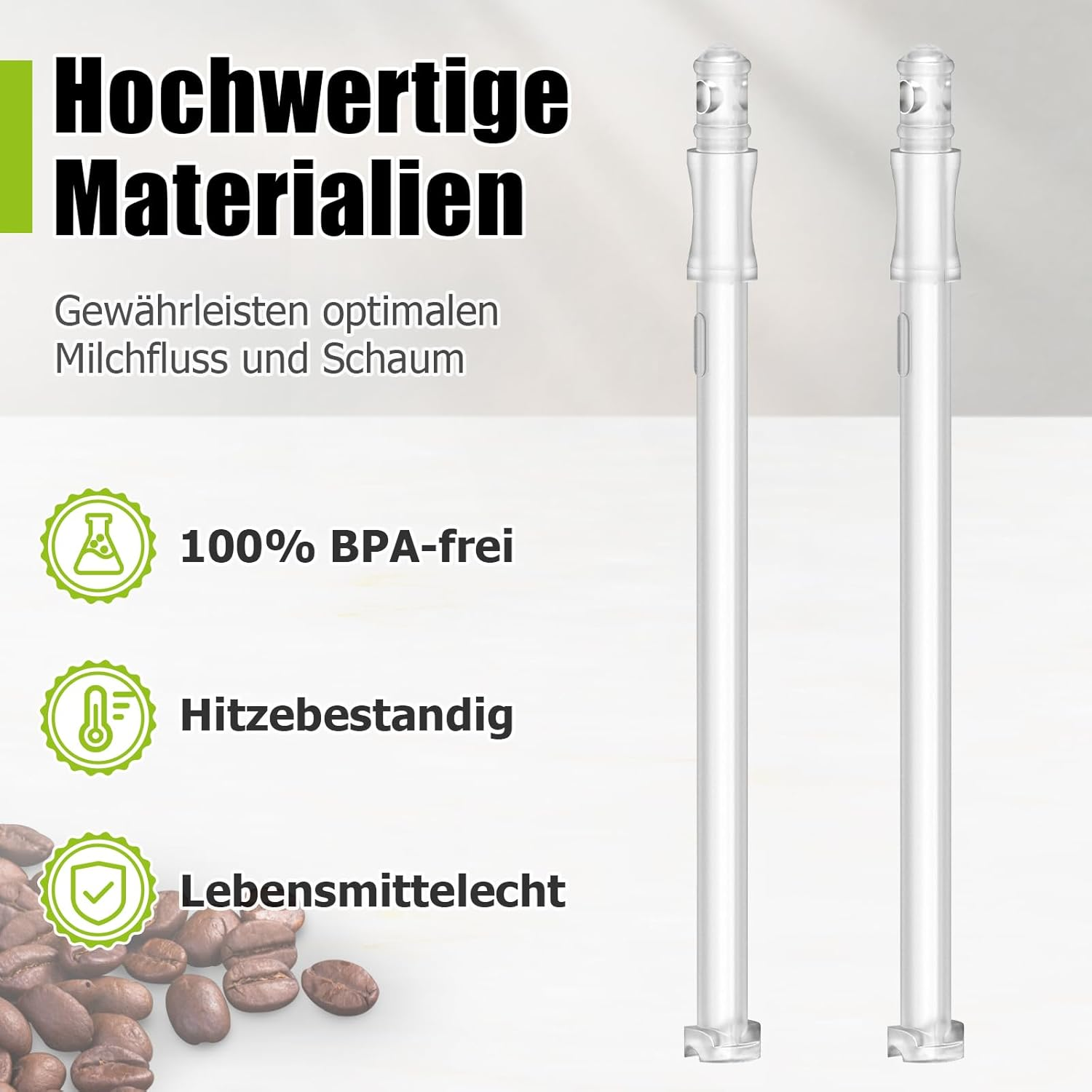 3Pcs Milk Intake Tube for Delonghi ECAM ETAM Esam, Ancable 15.7 Cm Milk Hoses Replacement for Delonghi Fully Automatic Coffee Machines with Lattecrema System 5313232961 image number 4