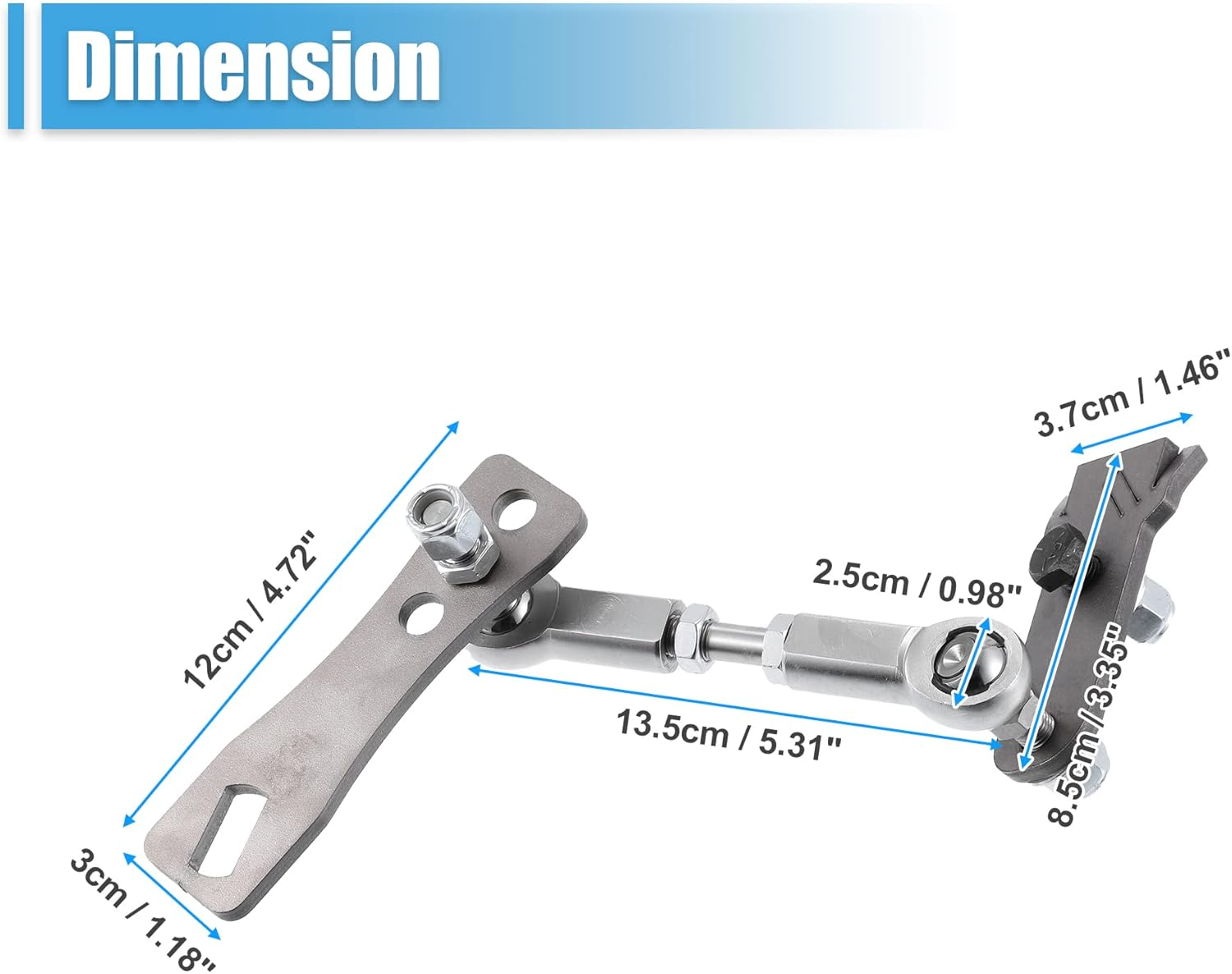 X AUTOHAUX Manual Transfer Case Linkage Kit Replacement for Jeep Cherokee XJ 1986-2001 Transfer Case Shift Linkage image number 4