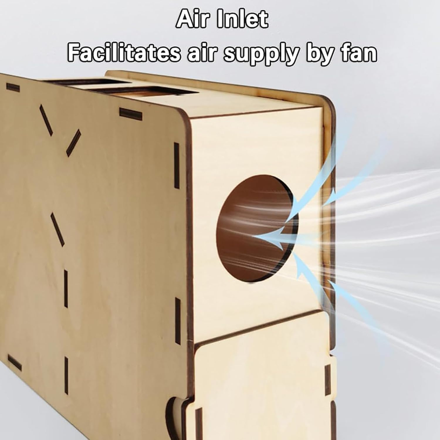 Blown Shell Separator - Adjustable Grain Winnower Machine Grain Splitter Machine,Chaff Blowing Machine Practical Bird Food Skin Blower for Millet Grains image number 4