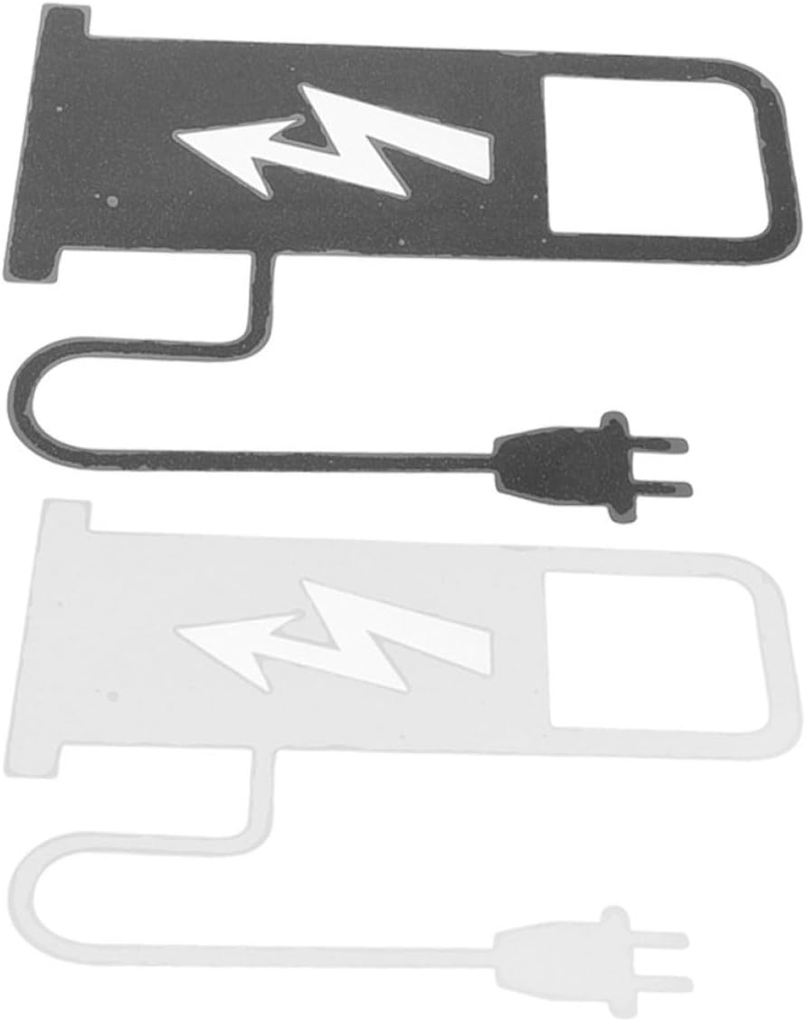 Ciieeo 2Pcs Ev Charging Decals Car Stickers PVC Protective Coating UV Resistant Electric Vehicle Window Graphics Stylish Auto Body Decorations for Electric Cars image number 5