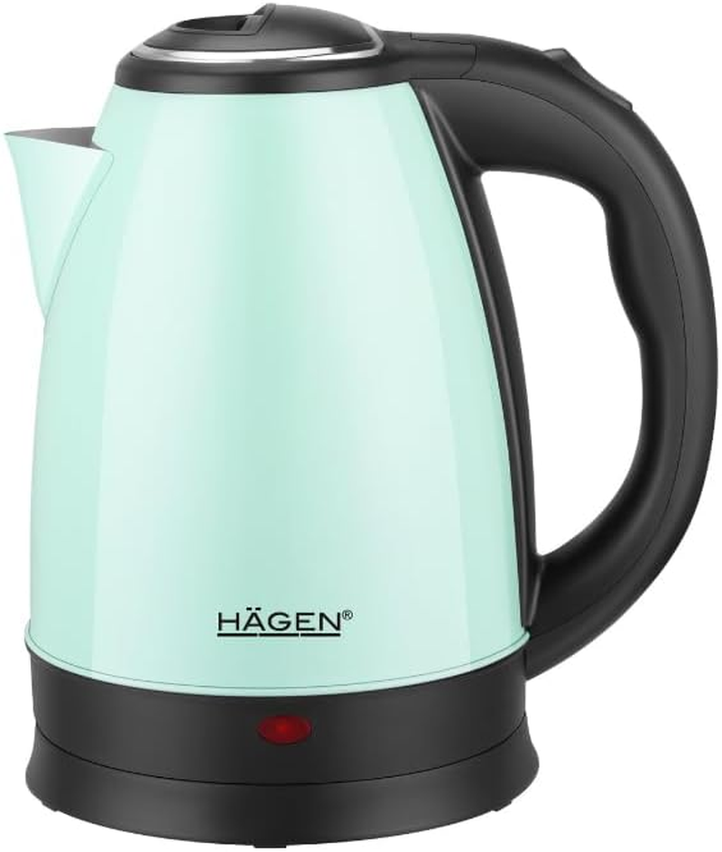 Hagen - Stainless Steel Compact Electric Kettle, Elegant Design, 360&deg; Base, Capacity 1.8L, 1500W, 360&deg; Base, Removable and Washable Filter, HA5525- Purple