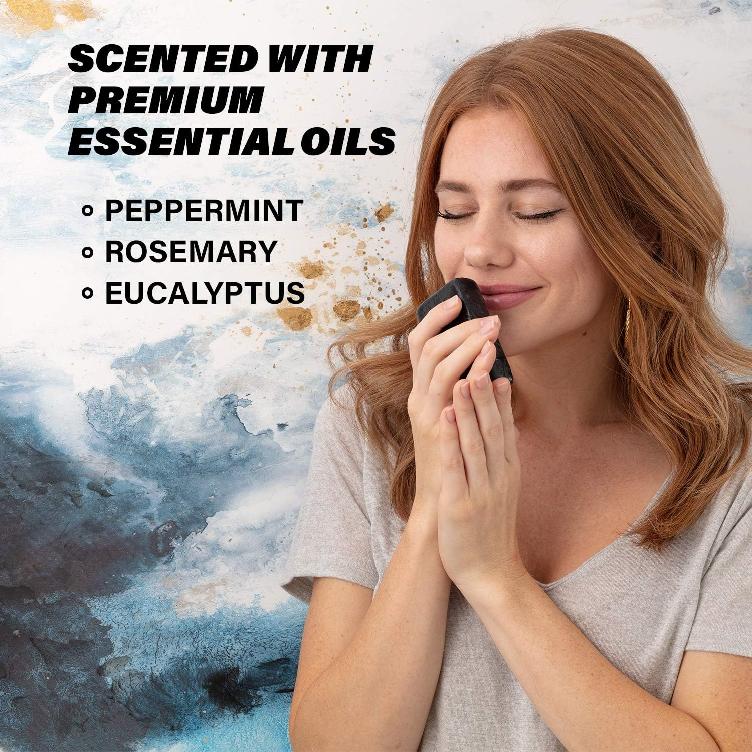 Southern Natural Handmade Activated Charcoal Soap Bar for Face & Body - Perfect for Sensitive Skin & Dry Skin Relief &ndash; with Dead Sea Mud, Goat Milk & Peppermint Essential Oil &ndash; 2 Pack, 4.5 Oz image number 1