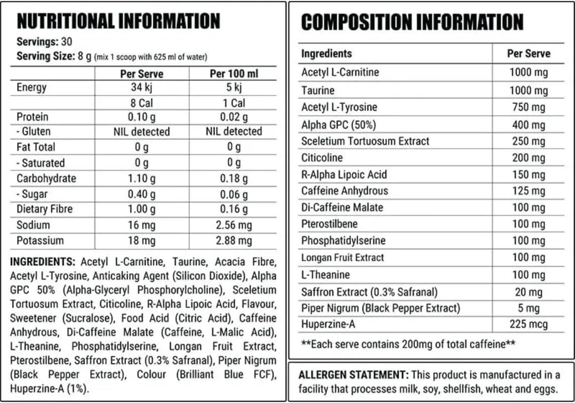 Faction Labs Attention Cheat Mode Red Raspberry 25 Serves