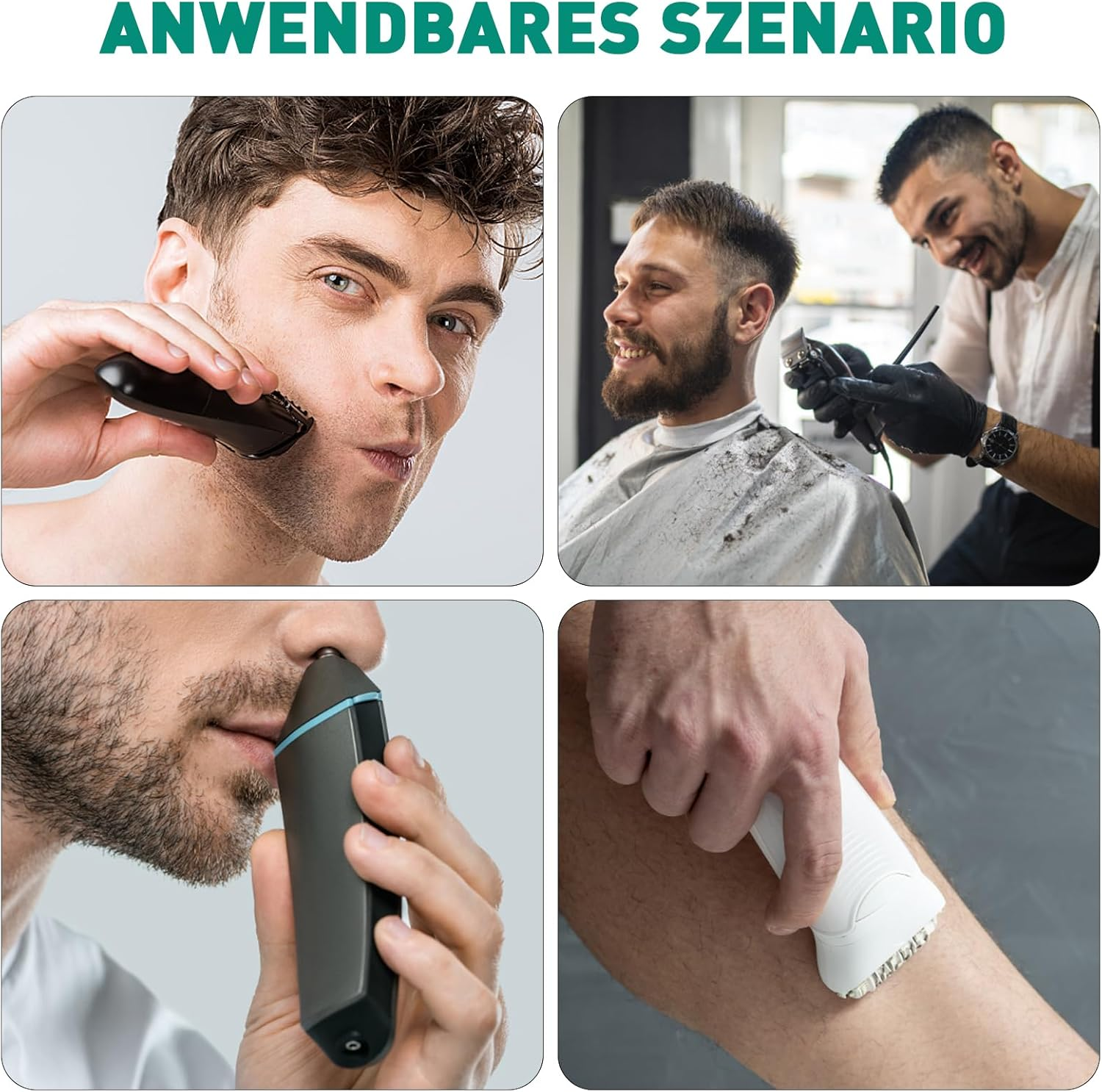 GDWD 5V USB Shaver Charger for Shaver, 7 Plug Multifunctional Power Supply Replacement USB Adapter Set for Electric Hair Clipper, Shavers, Table Lamp, Cosmetic Instrument, Air Purifiers image number 2