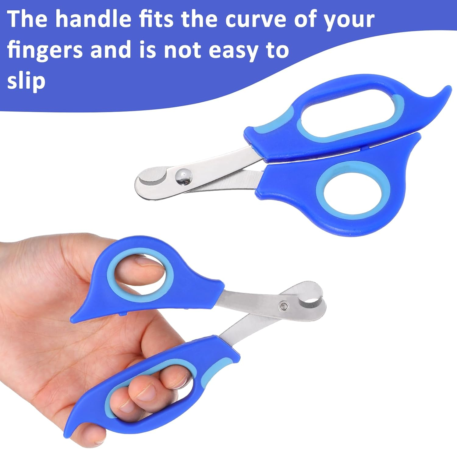 COMNICO Cat Nail Clippers and Nail File Stainless Steel Bearded Dragon Nailclippers Lizard Clipper Catsupplies Professional Grooming Pet Tool for Reptile Cat Dog Clippers